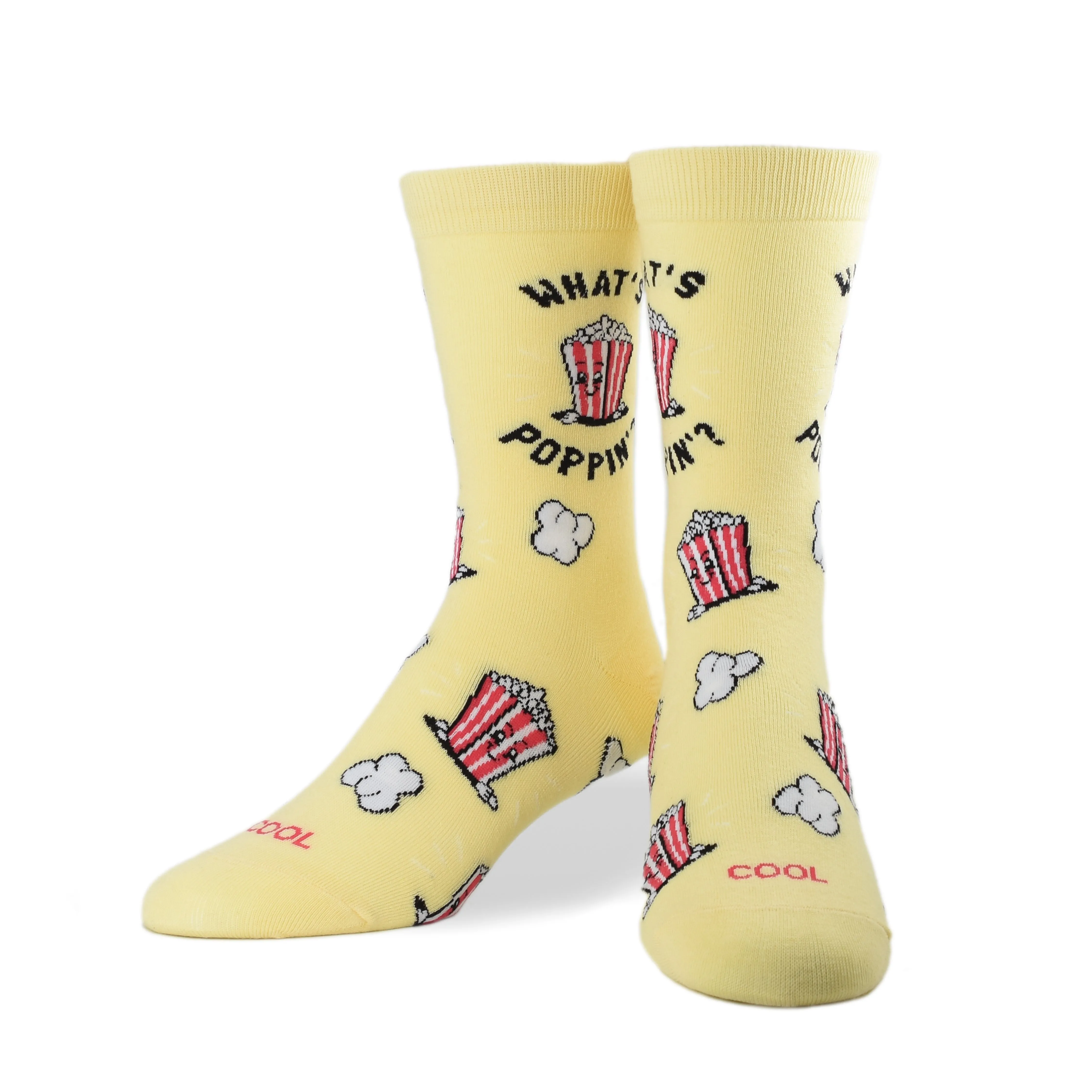 What's Poppin Women's Crew Socks sold by Odd Sox product image thumbnail 2