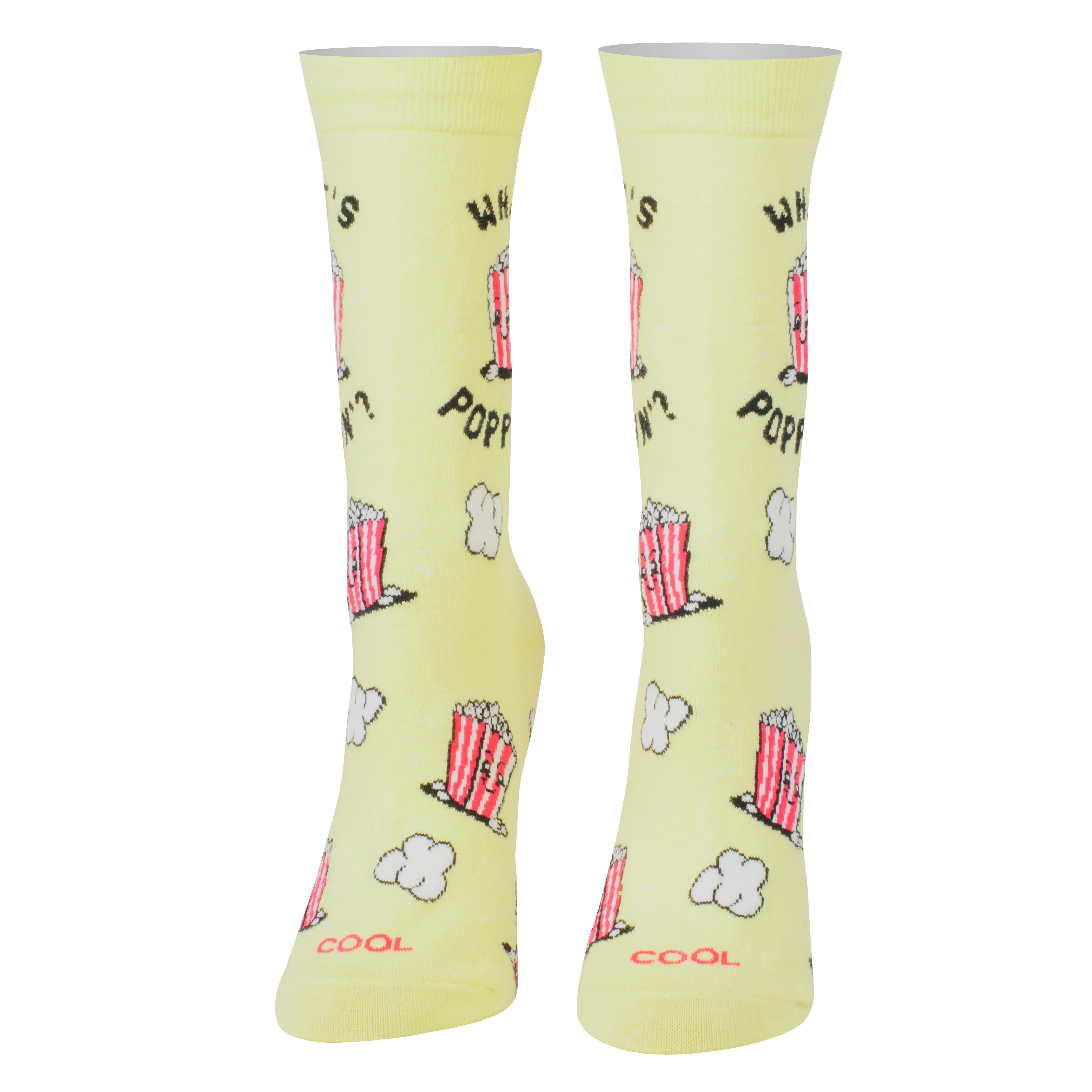 What's Poppin Women's Crew Socks sold by Odd Sox product image thumbnail 4