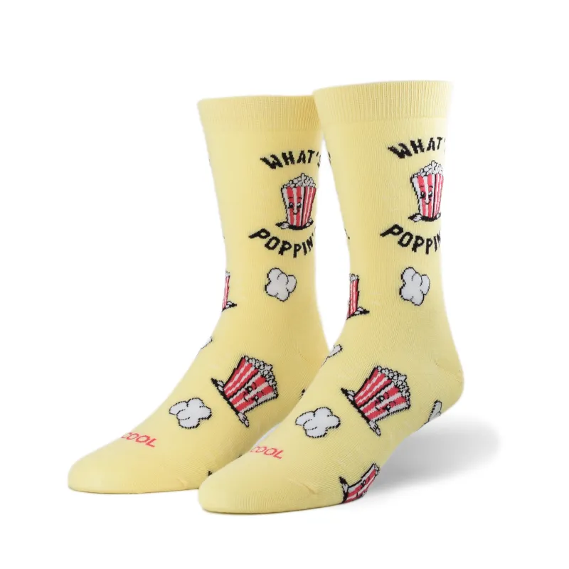 What's Poppin Women's Crew Socks sold by Odd Sox