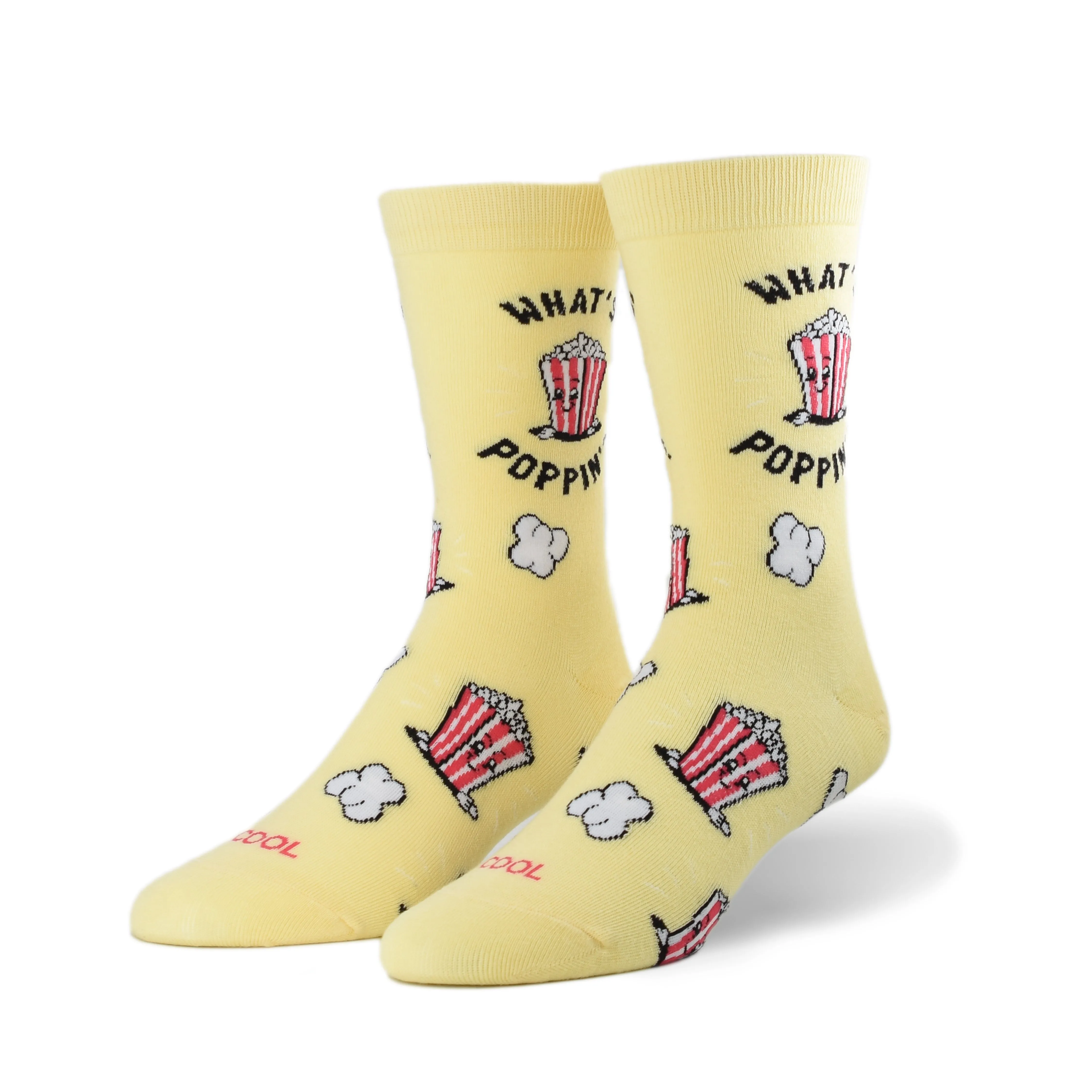 What's Poppin Women's Crew Socks sold by Odd Sox