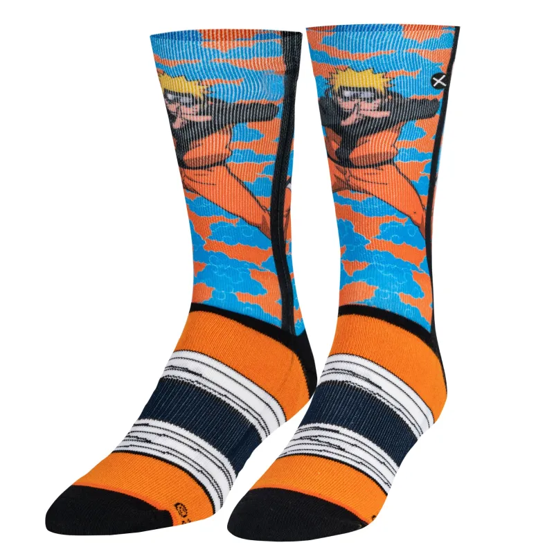 Naruto Hand Seal Men's Crew Socks made by Odd Sox