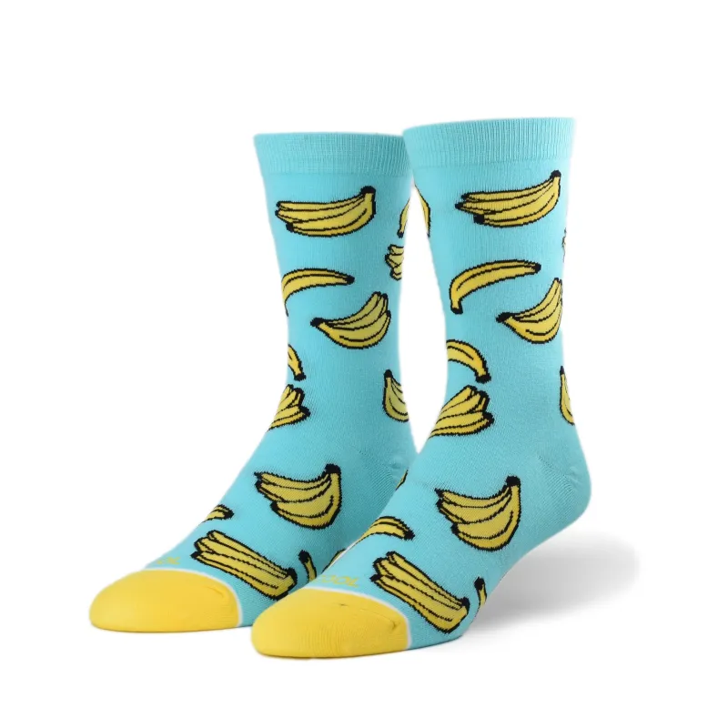 Bananas Women's Crew Socks made by Odd Sox