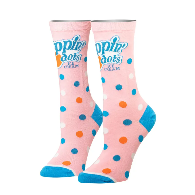 Dippin Dots Women's Crew Socks sold by Odd Sox