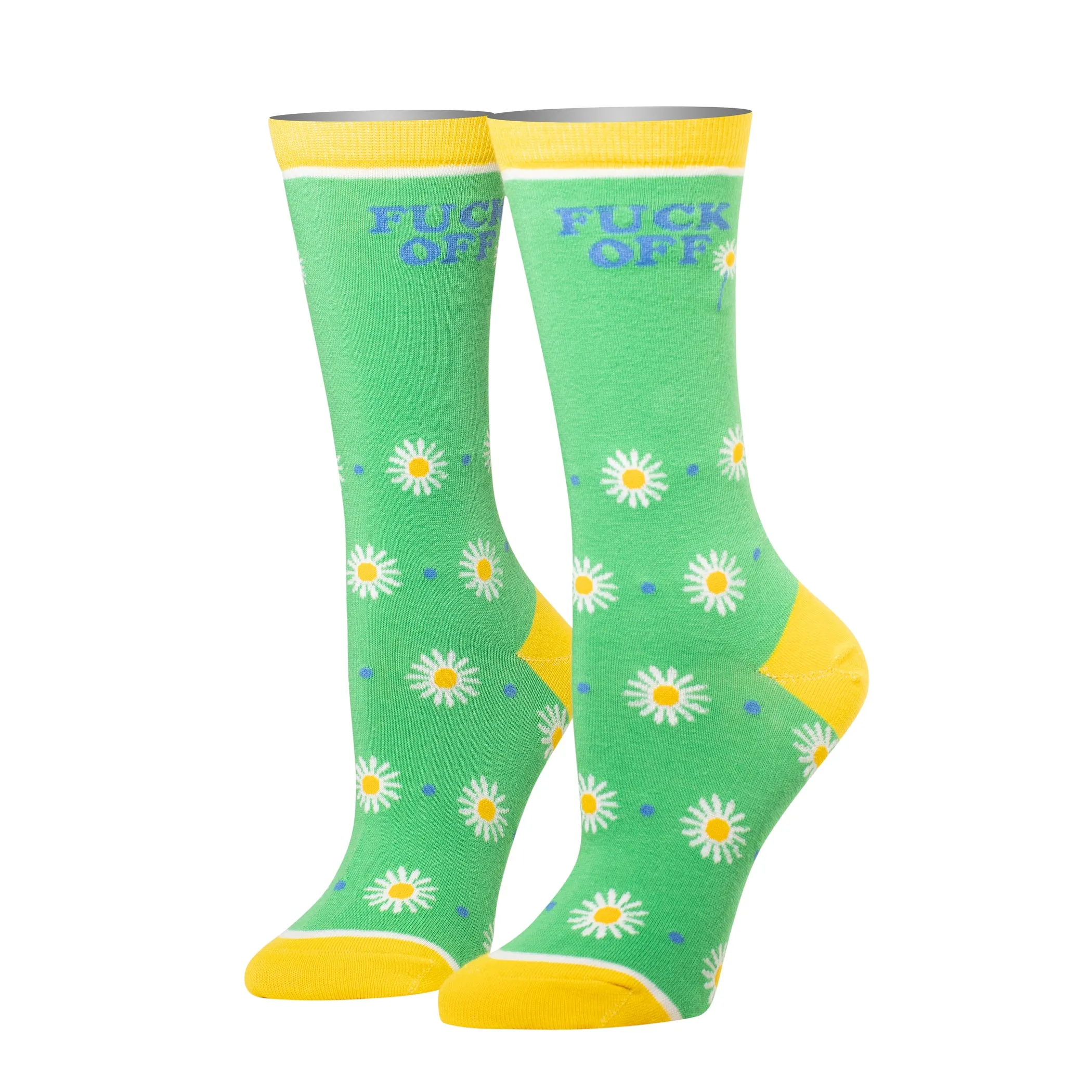 Fuck Off Women's Crew Socks sold by Odd Sox