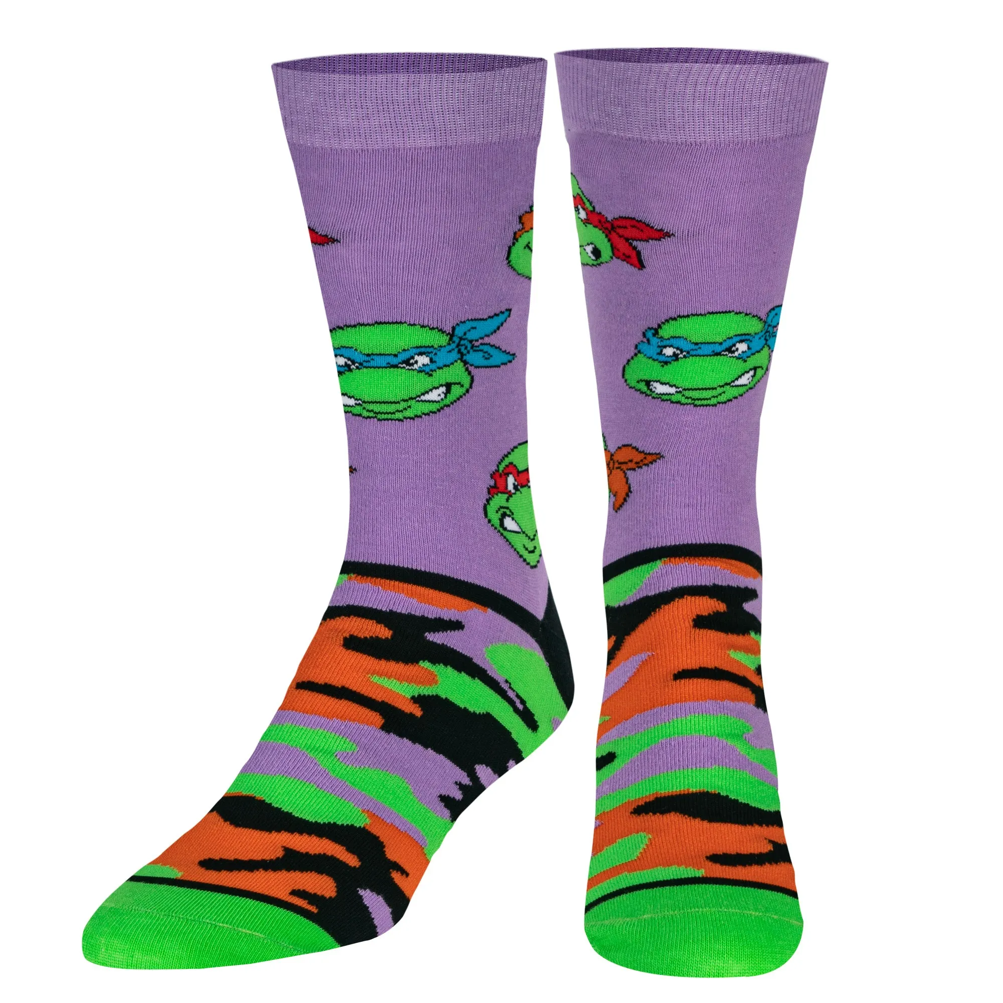 TMNT Turtle Camo Men's Crew Socks sold by Odd Sox product image thumbnail 2