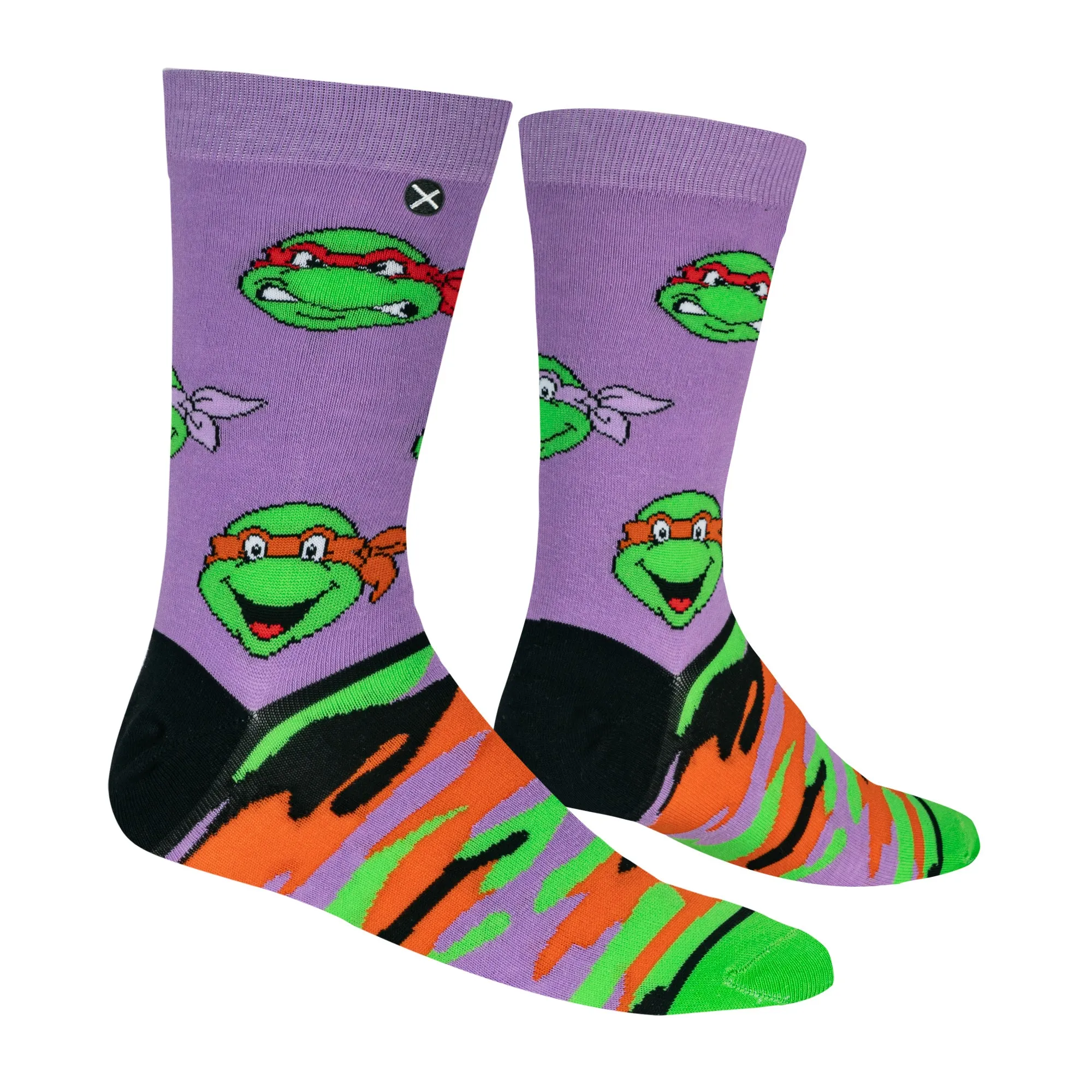 TMNT Turtle Camo Men's Crew Socks sold by Odd Sox product image thumbnail 3