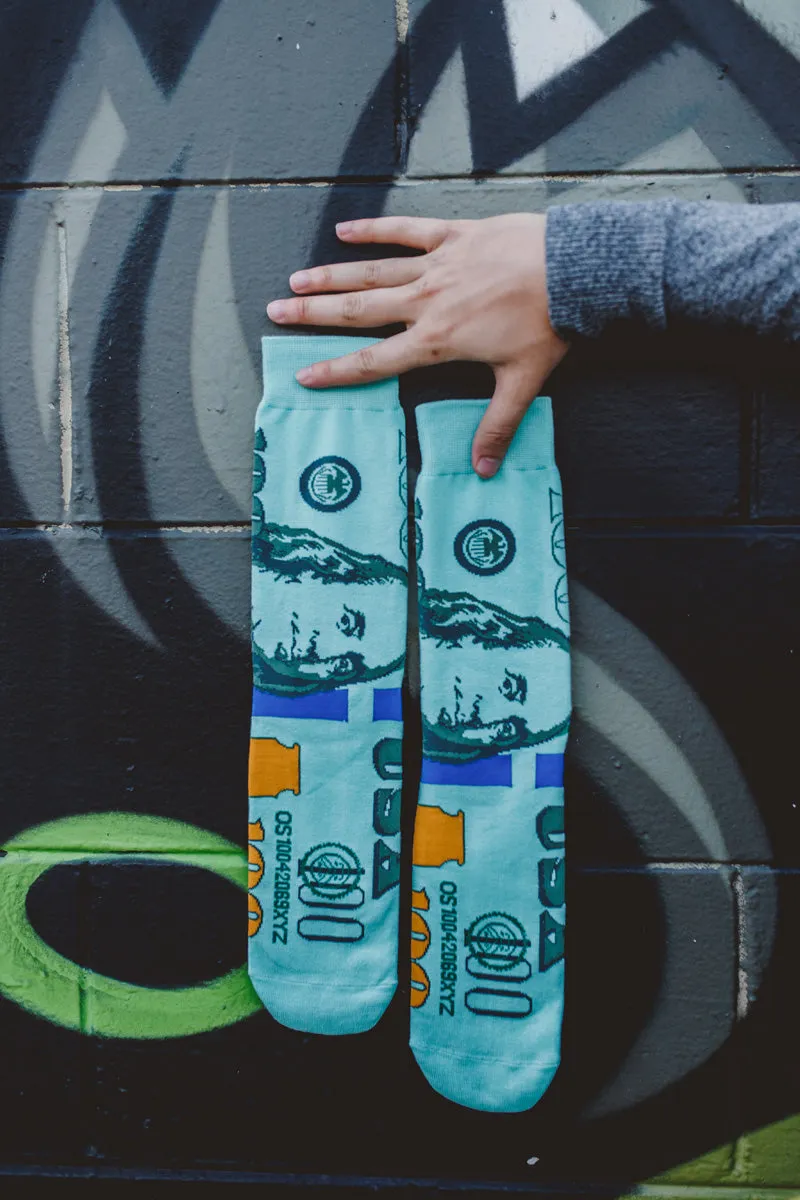 Federal Reserve Men's Crew Socks sold by Odd Sox product image thumbnail 3