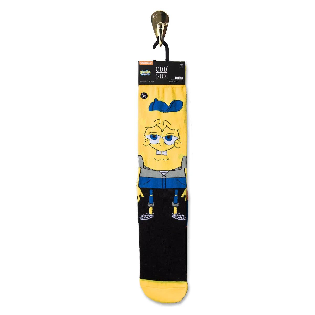 SpongeBob Hipsters Men's Crew Socks sold by Odd Sox product image thumbnail 2