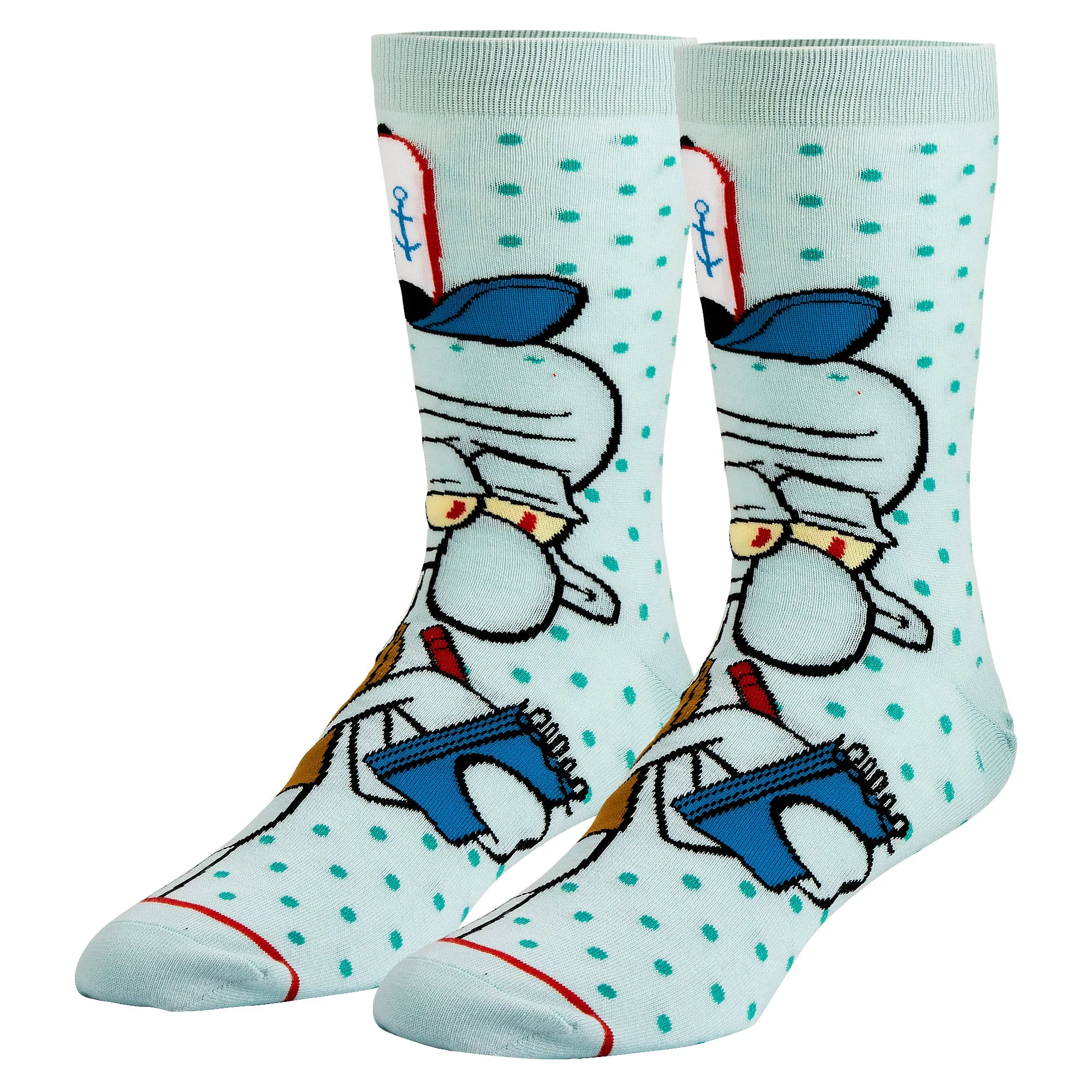 Squidward Men's Crew Socks sold by Odd Sox