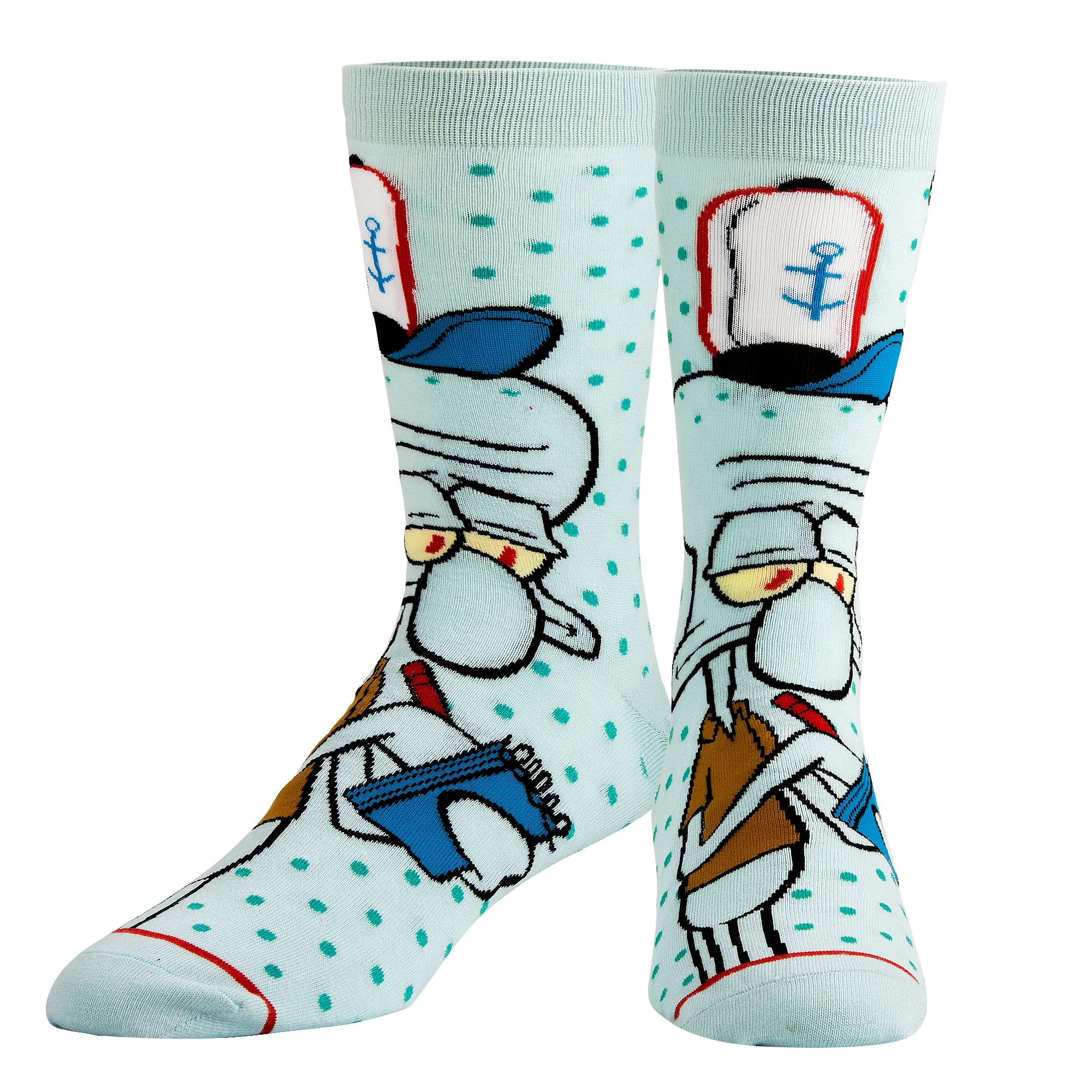 Squidward Men's Crew Socks sold by Odd Sox product image thumbnail 2
