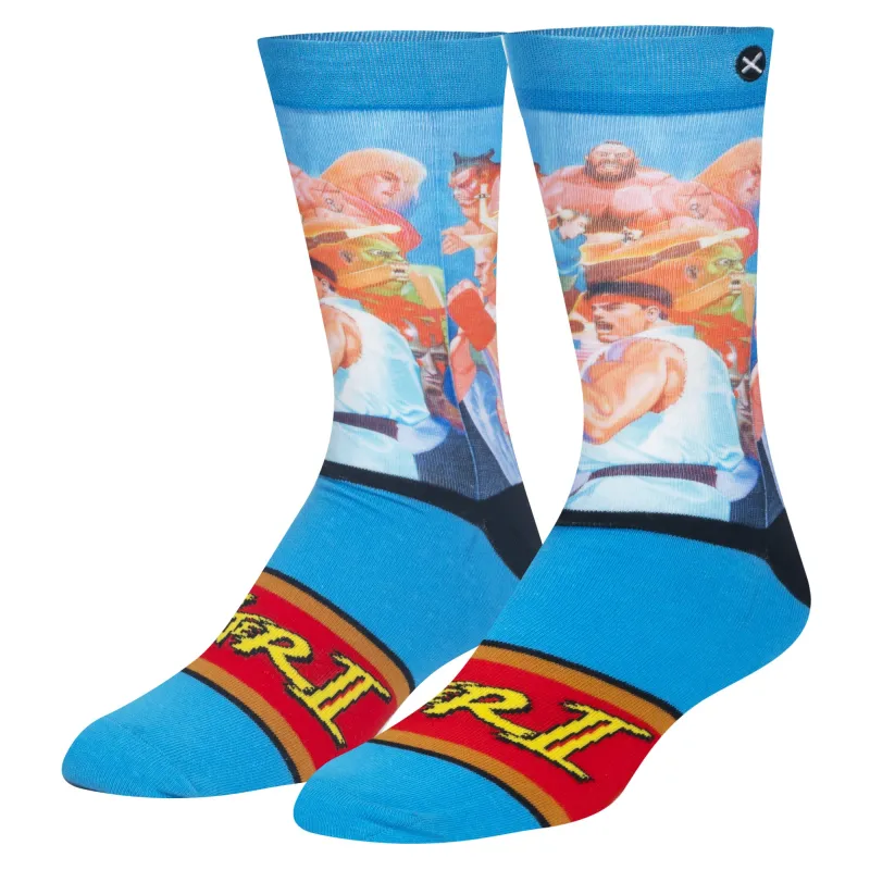 World Warriors Men's Crew Socks made by Odd Sox