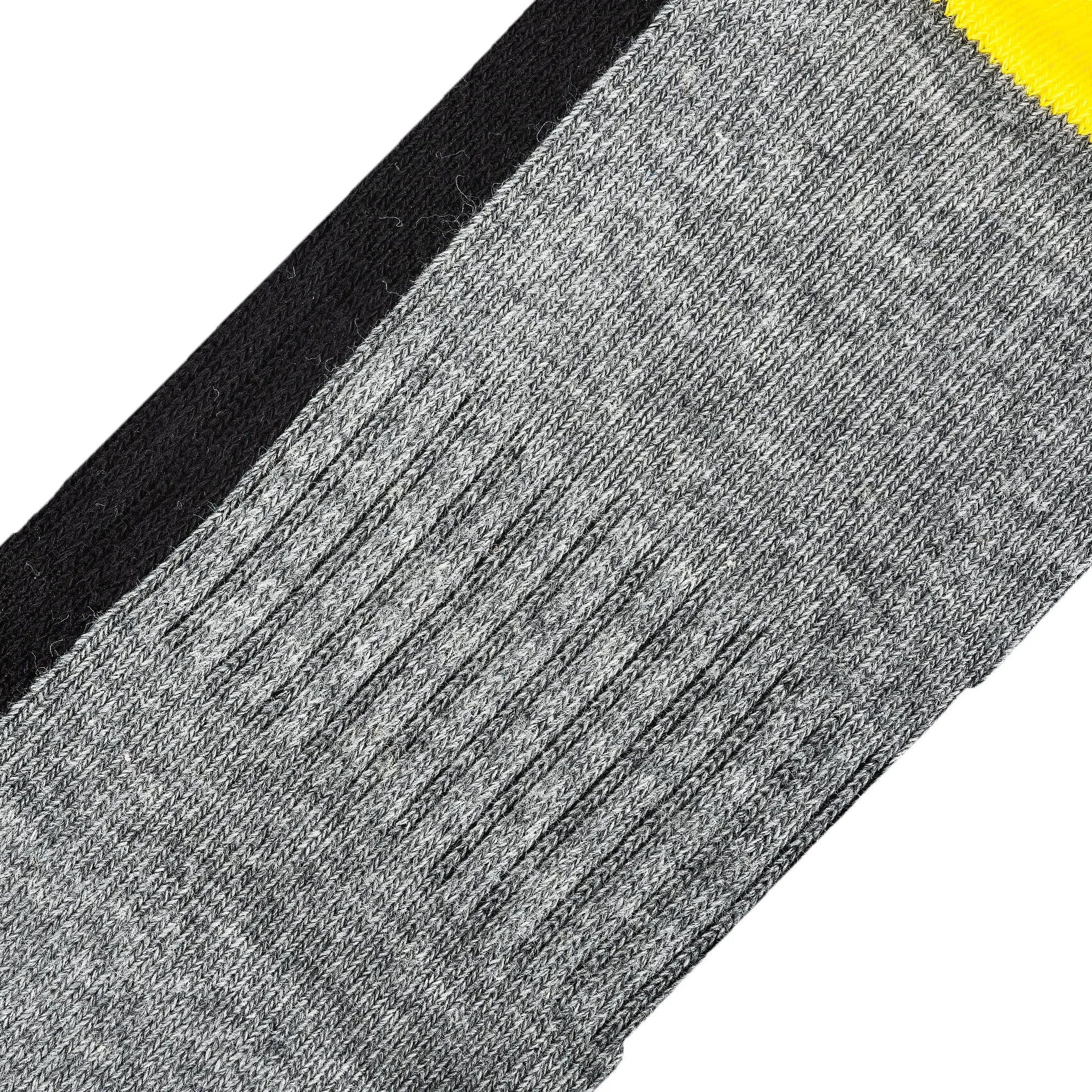Basix Men Ankle 3 Block Staple Yellow Black Heather sold by Odd Sox product image thumbnail 4