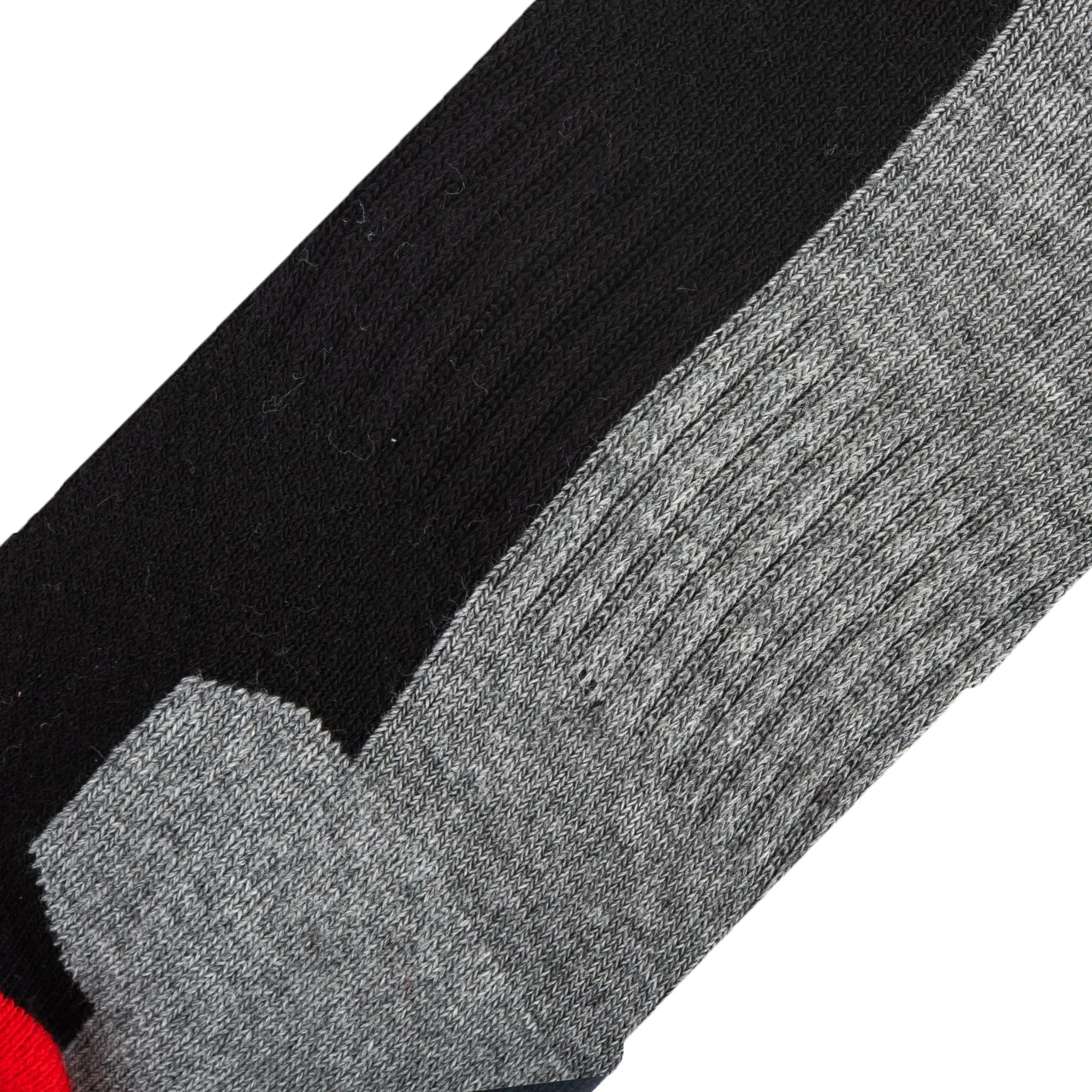 Basix Men Ankle 3 Block Staple Red Black Heather sold by Odd Sox product image thumbnail 4