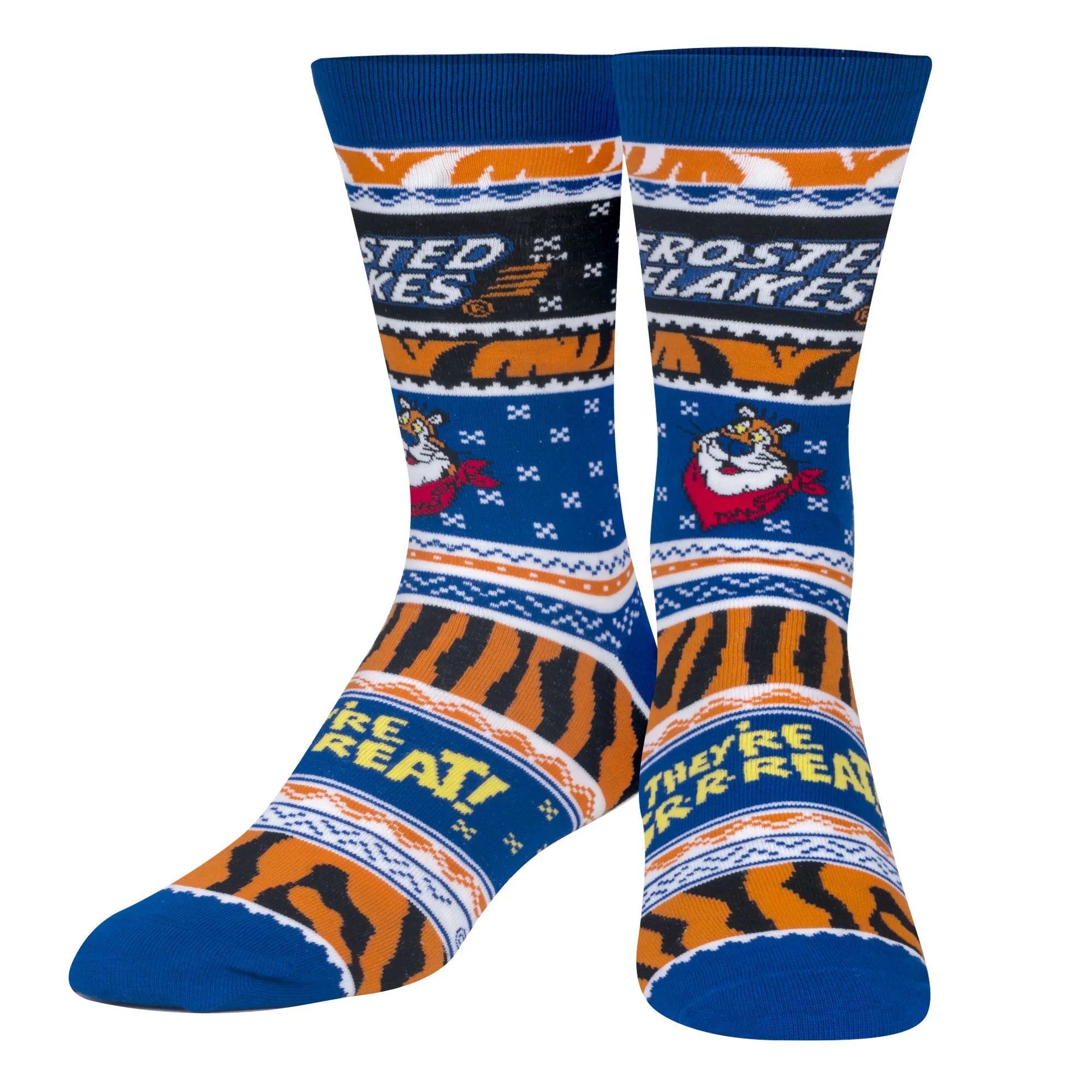 Frosted Flakes Sweater Men's Crew Socks sold by Odd Sox product image thumbnail 2