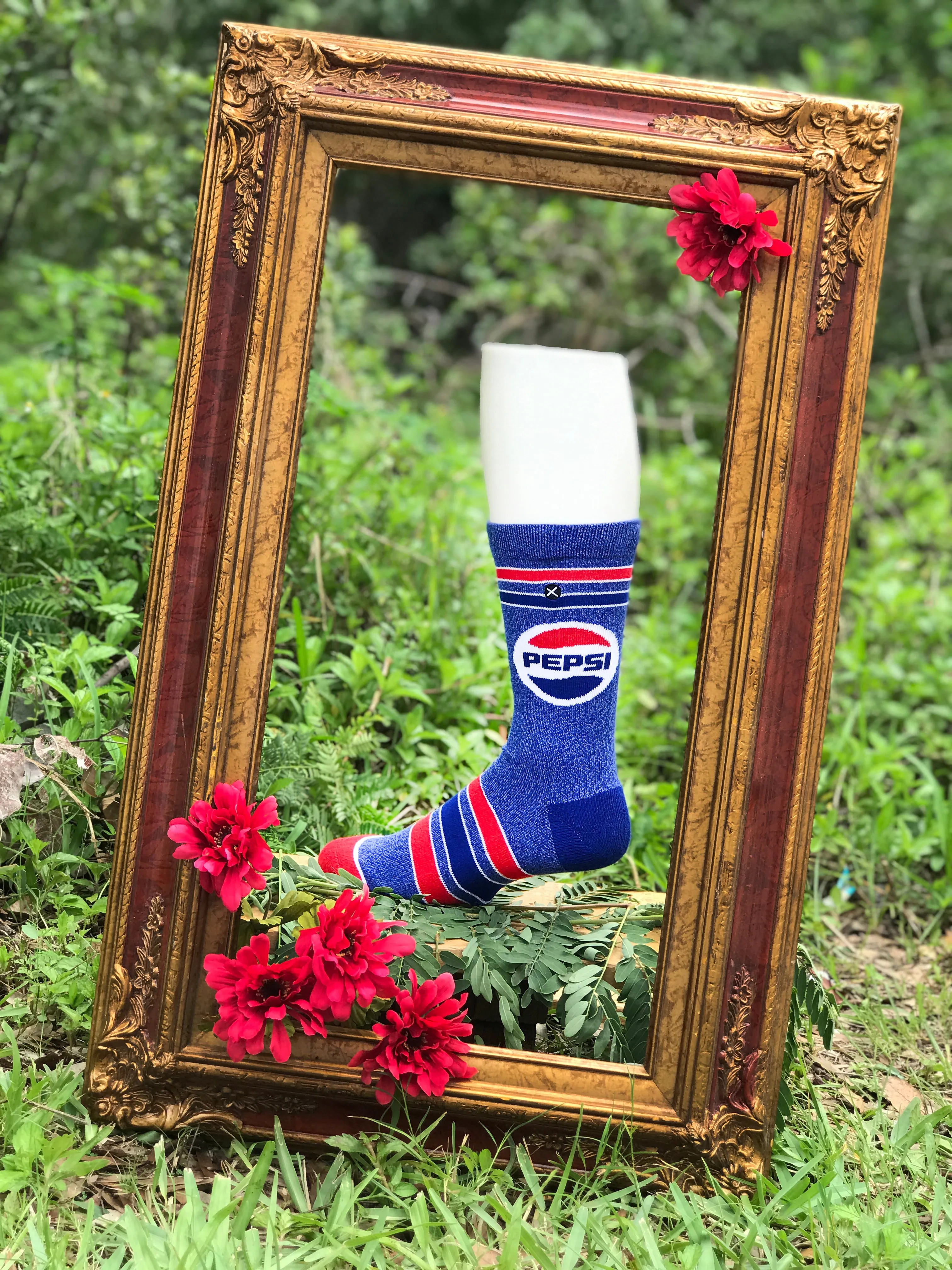 Pepsi Men's Crew Socks sold by Odd Sox