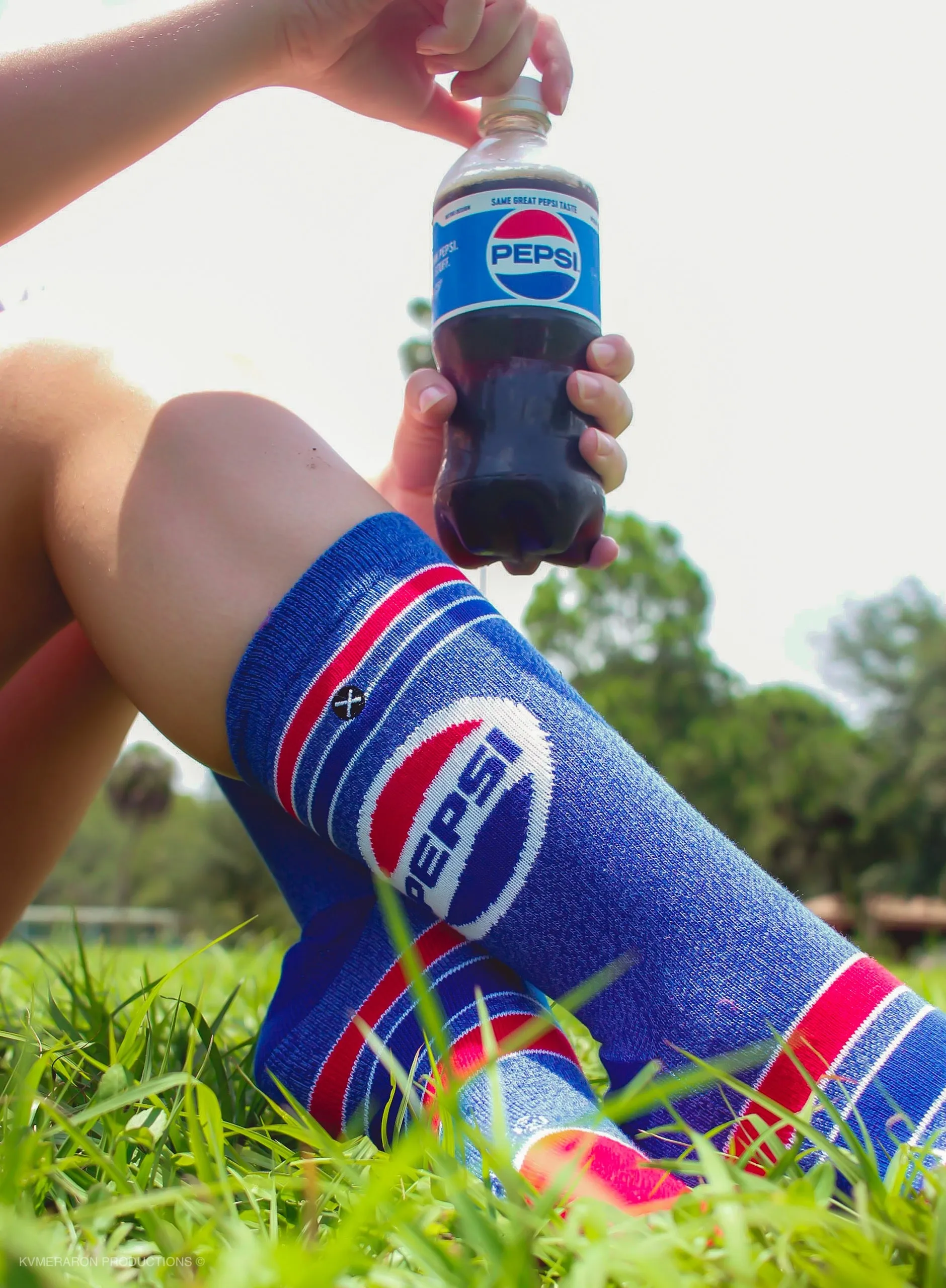 Pepsi Men's Crew Socks sold by Odd Sox product image thumbnail 2