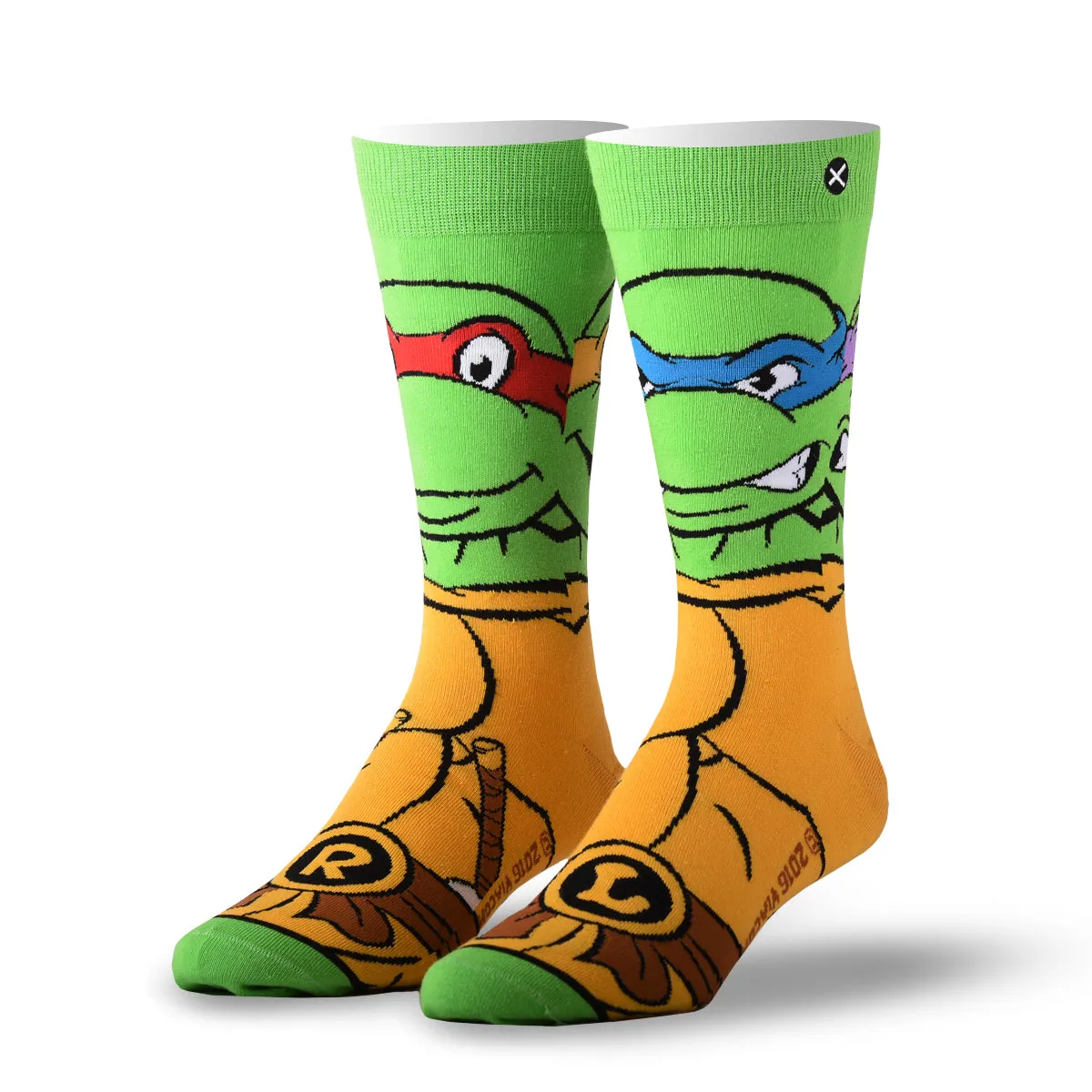 Retro Turtles Men's Crew Socks sold by Odd Sox