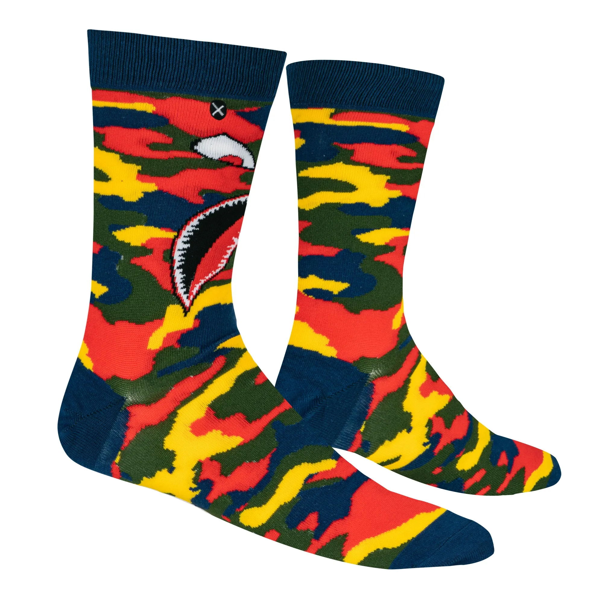 Warplane Rugby Camo Men's Crew Socks sold by Odd Sox product image thumbnail 3
