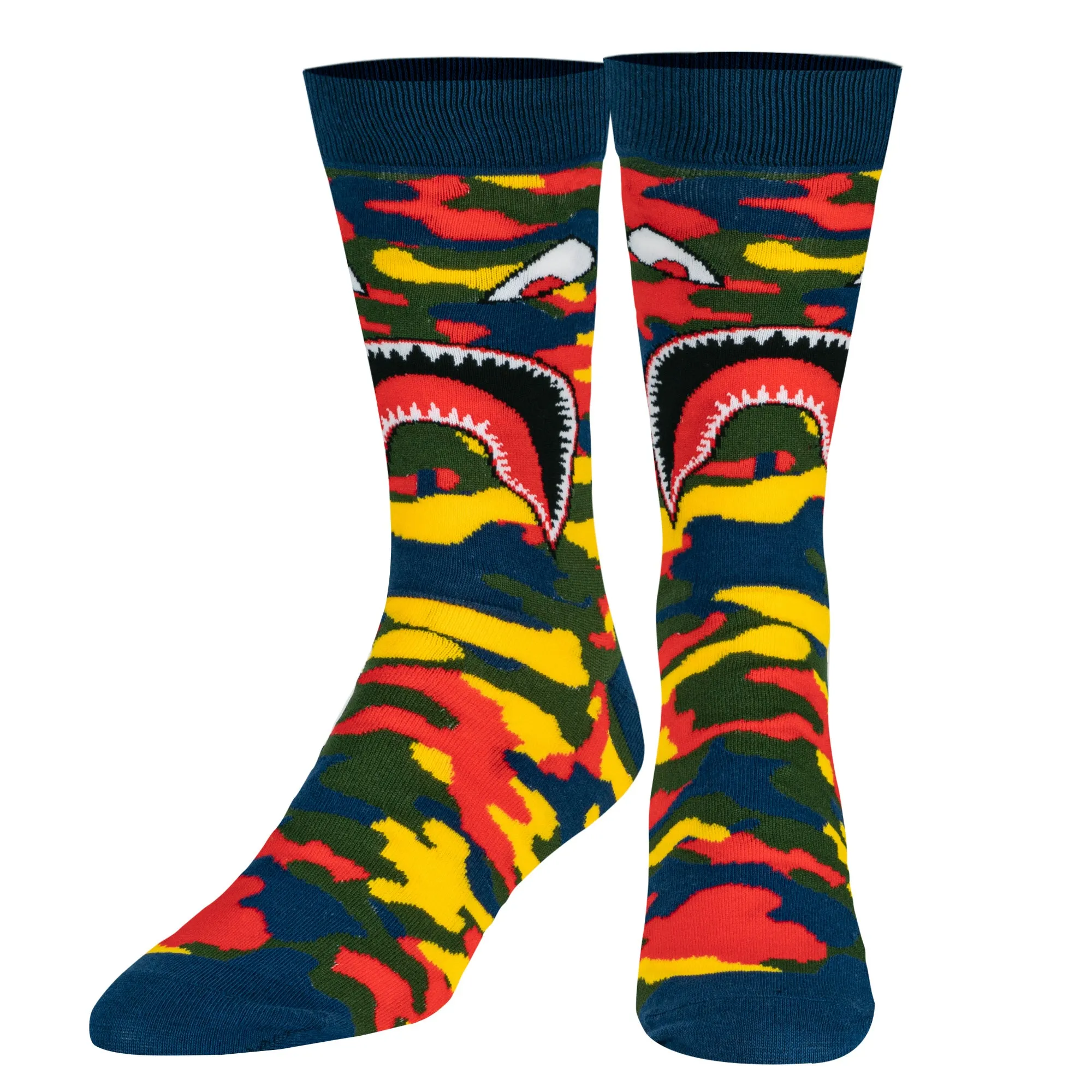 Warplane Rugby Camo Men's Crew Socks sold by Odd Sox product image thumbnail 2