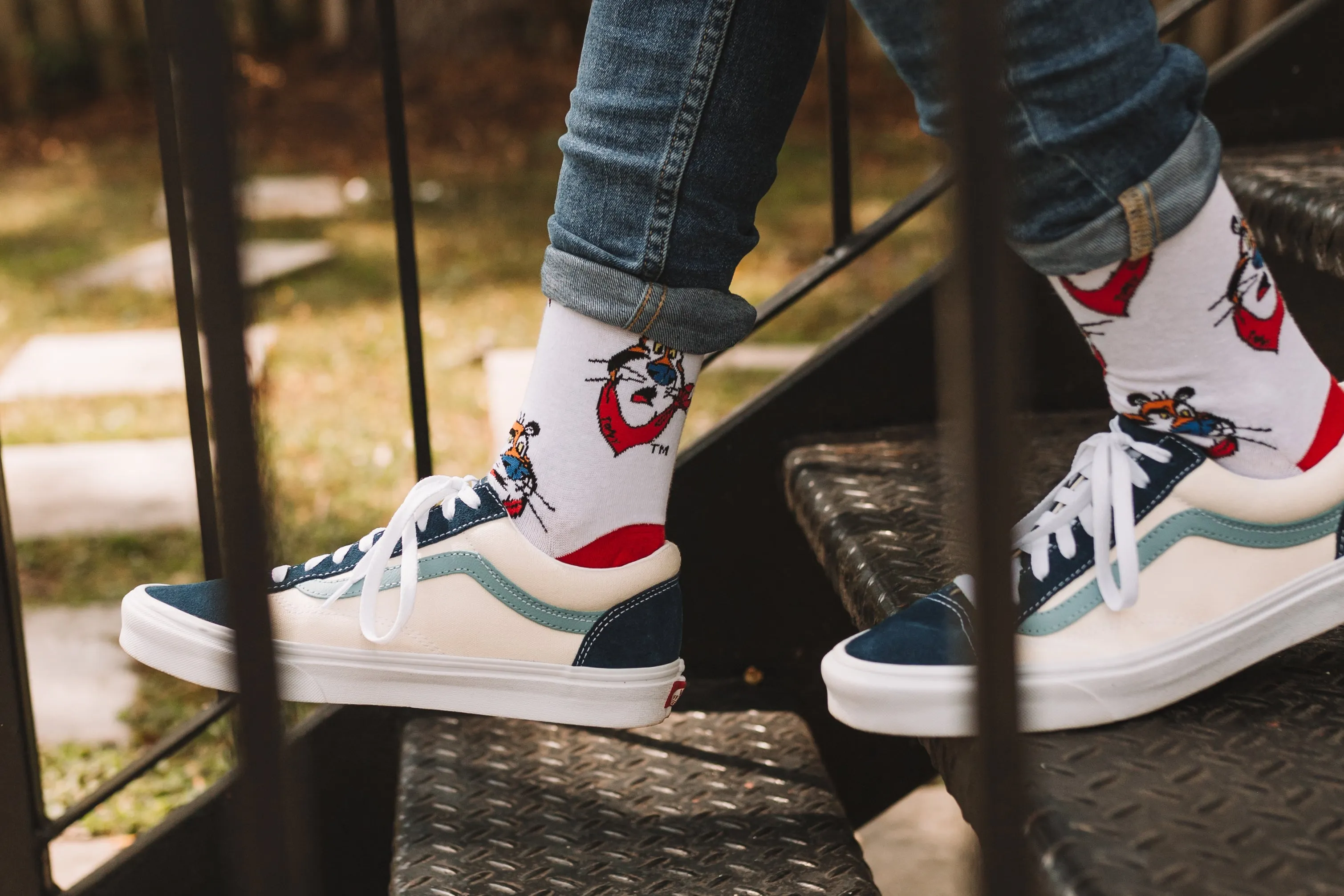 Tony Faces Men's Crew Socks sold by Odd Sox product image thumbnail 2