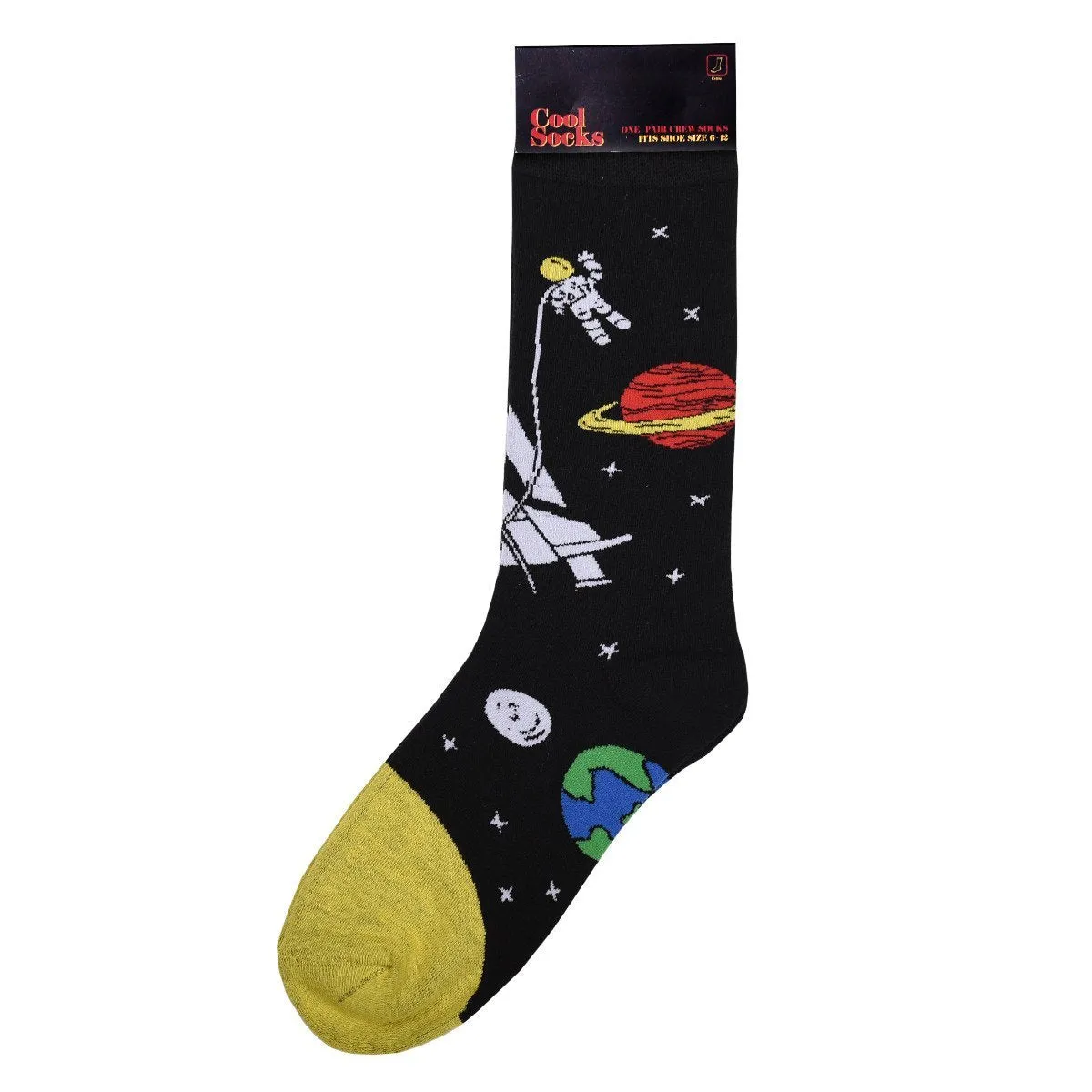 Space Men's Crew Socks sold by Odd Sox product image thumbnail 2