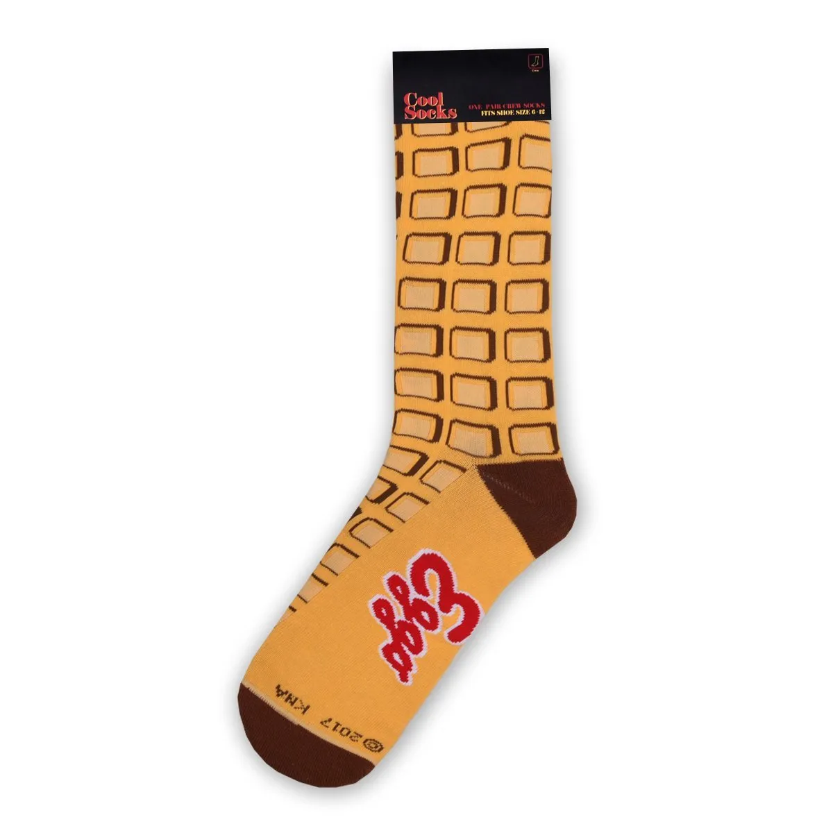 Eggo Men's Crew Socks sold by Odd Sox