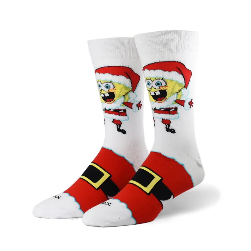 Santa Bob Men's Crew Socks sold by Odd Sox