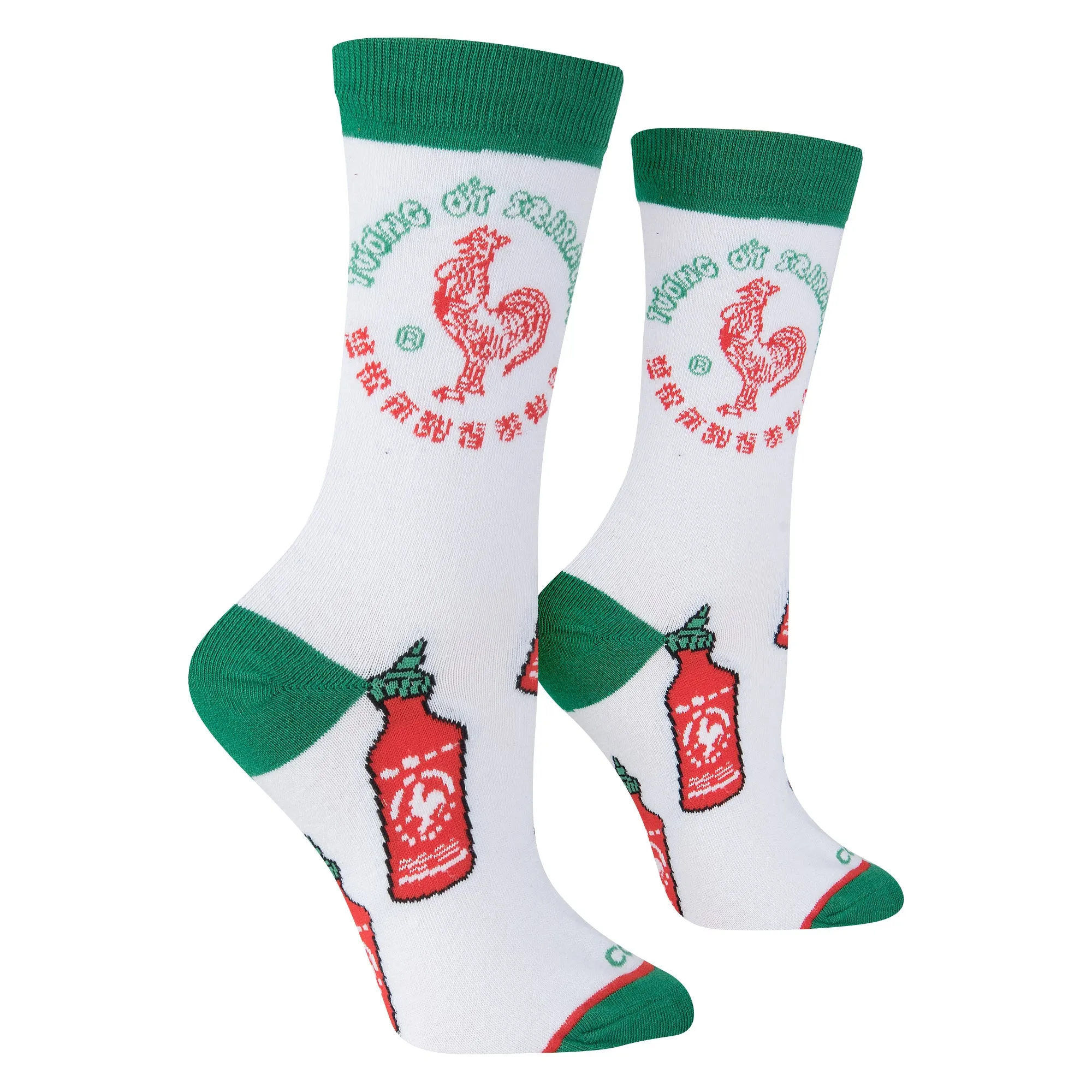 Sriracha All Over Women's Crew Socks sold by Odd Sox product image thumbnail 3