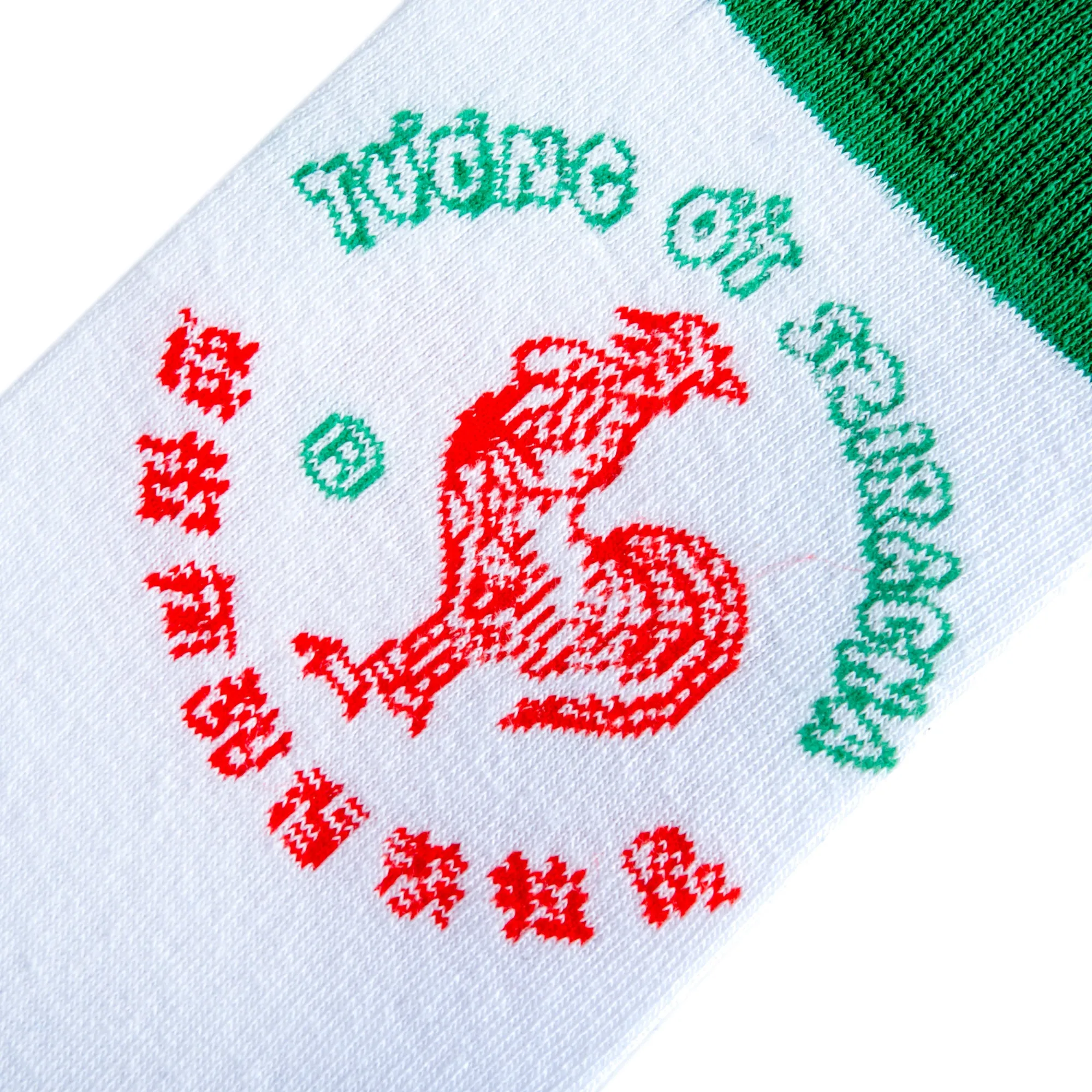 Sriracha All Over Women's Crew Socks sold by Odd Sox product image thumbnail 4