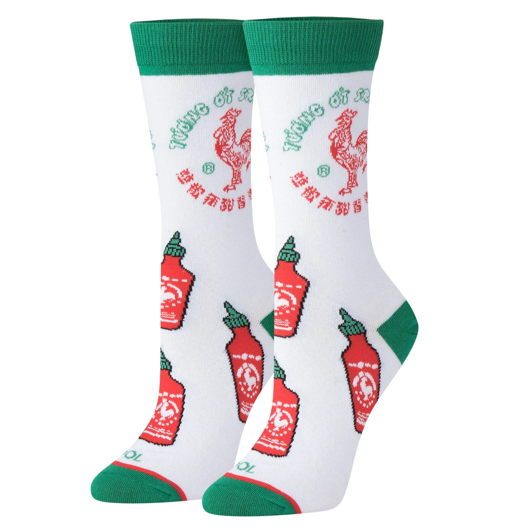 Sriracha All Over Women's Crew Socks sold by Odd Sox