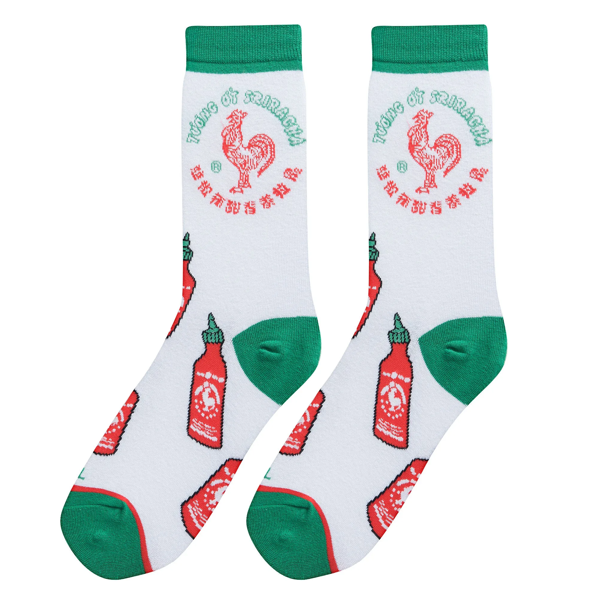 Sriracha All Over Women's Crew Socks sold by Odd Sox product image thumbnail 5