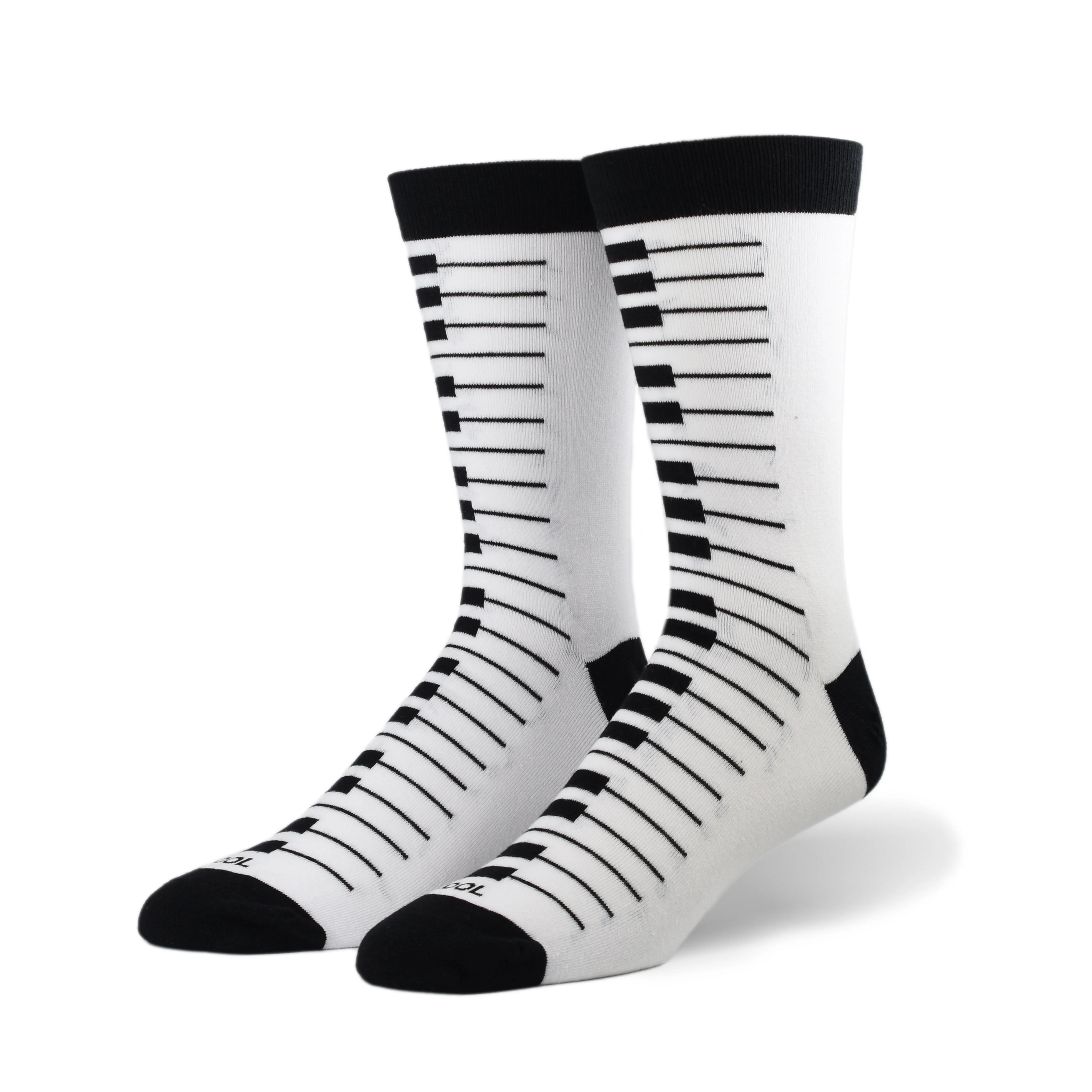 Piano Keys Men's Crew Socks sold by Odd Sox