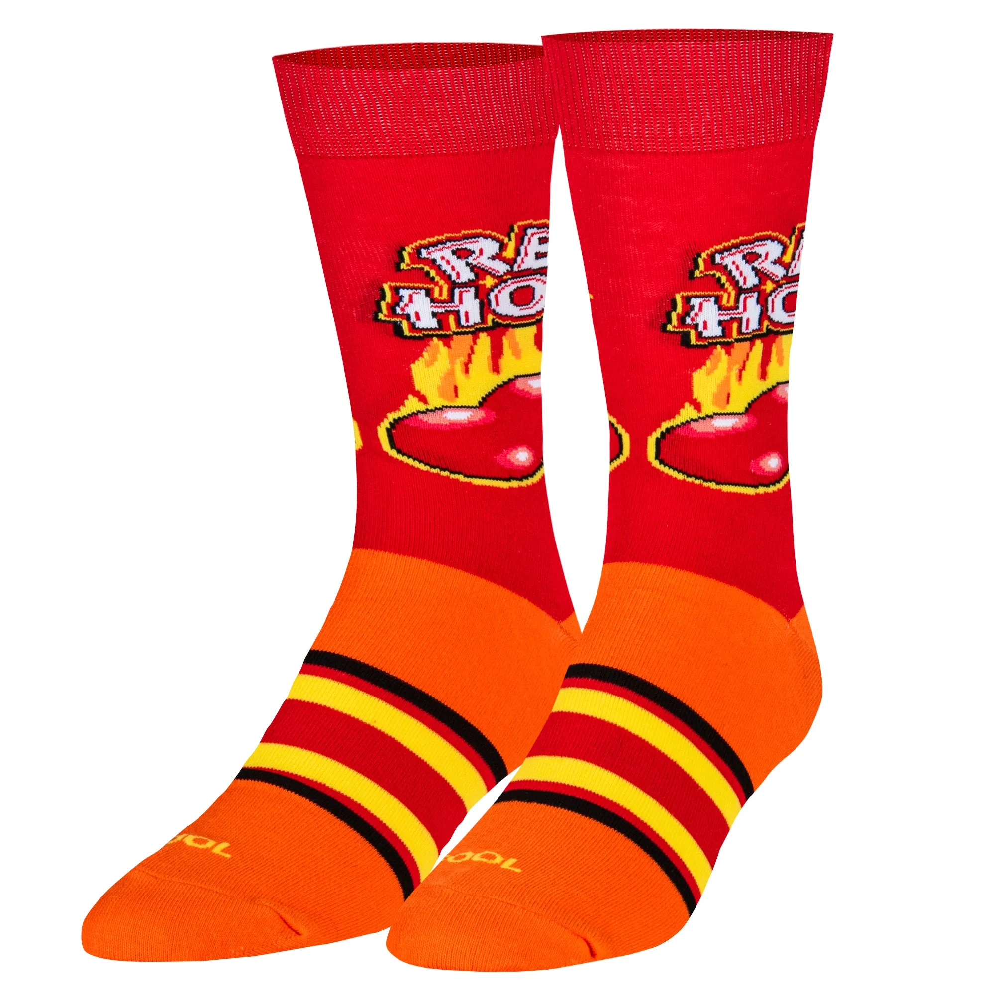 Red Hots Men's Crew Socks sold by Odd Sox