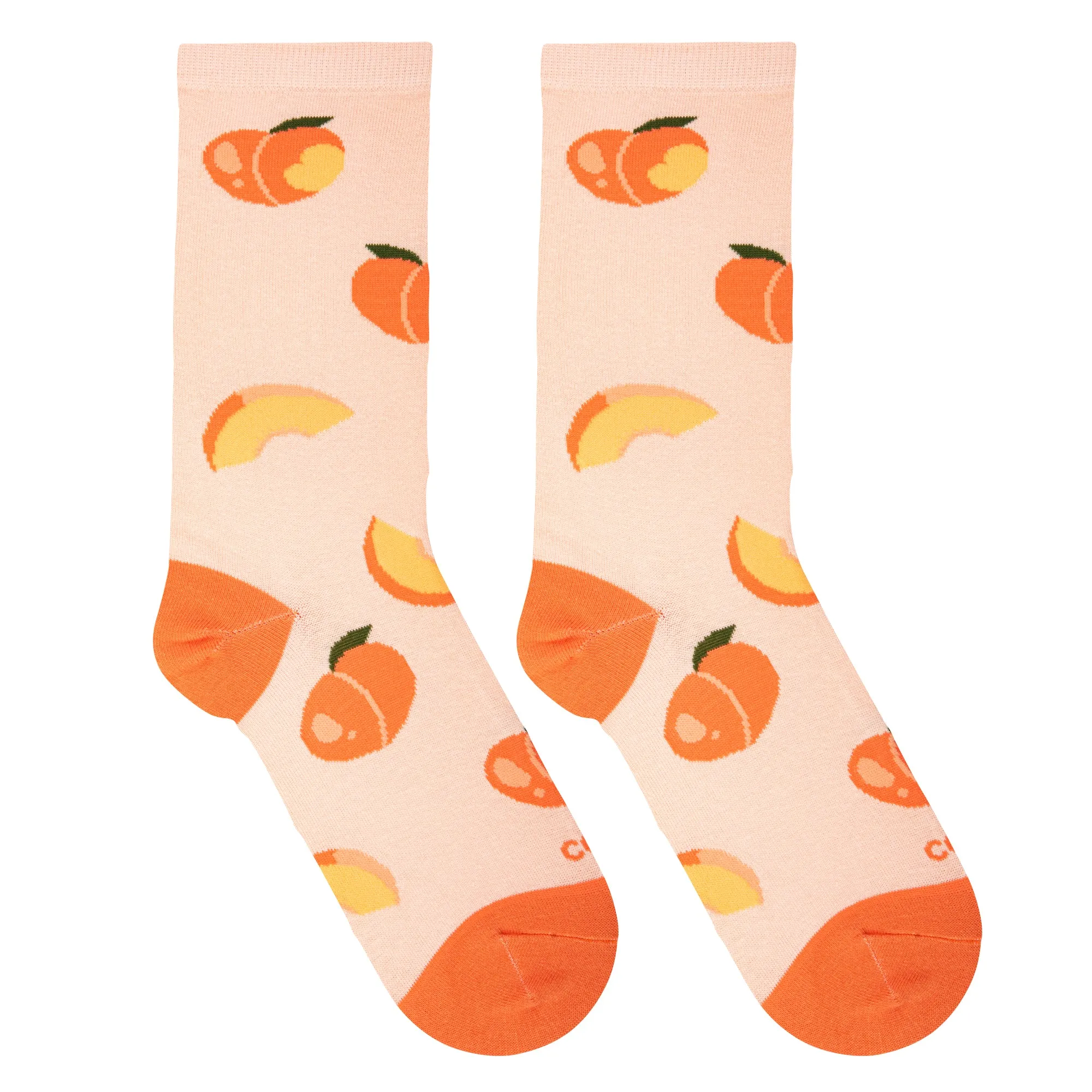 Peaches Women's Crew Socks sold by Odd Sox product image thumbnail 5