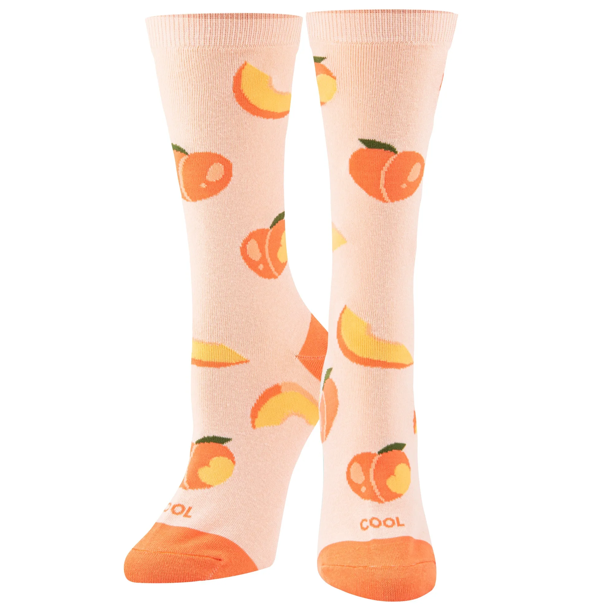 Peaches Women's Crew Socks sold by Odd Sox product image thumbnail 2