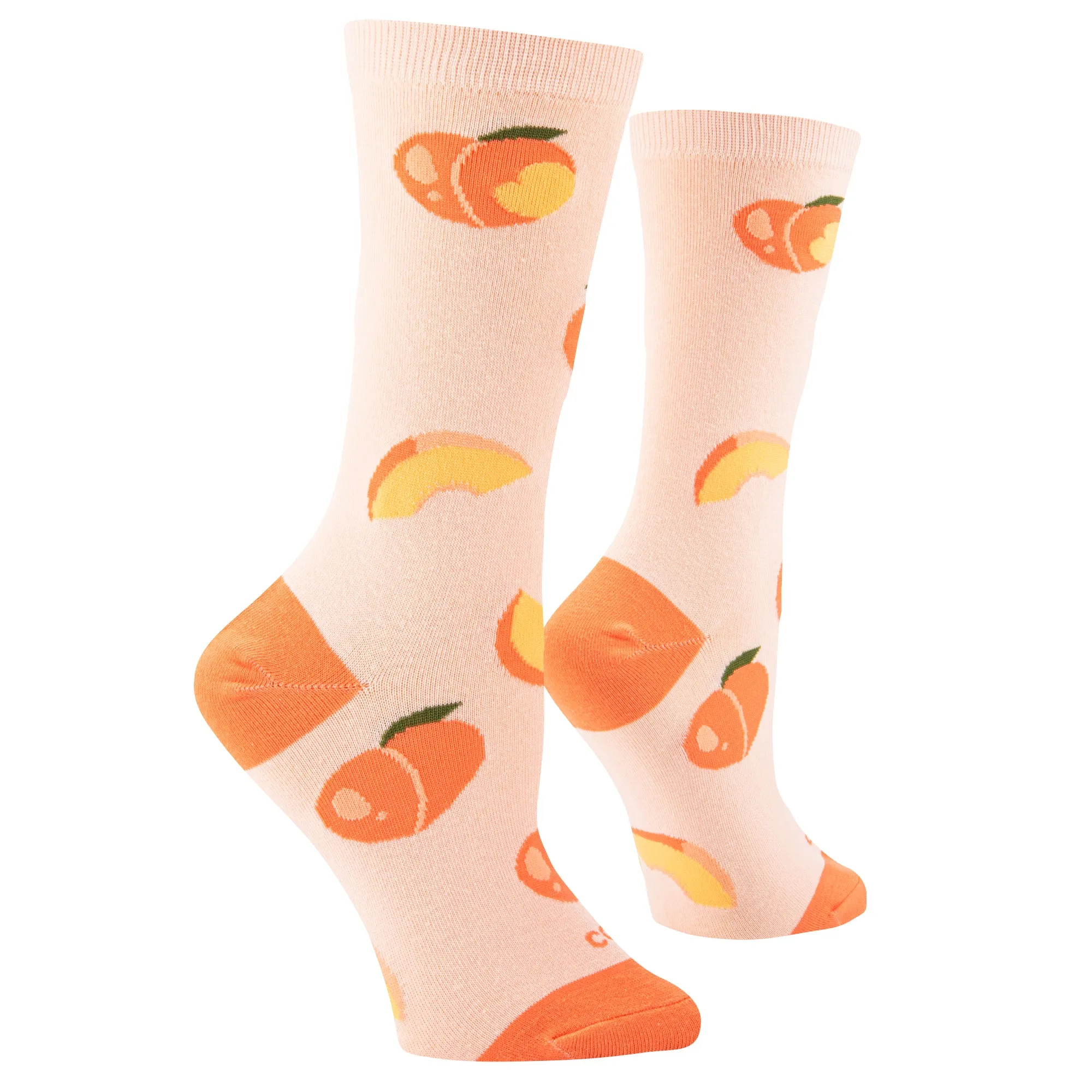 Peaches Women's Crew Socks sold by Odd Sox product image thumbnail 3