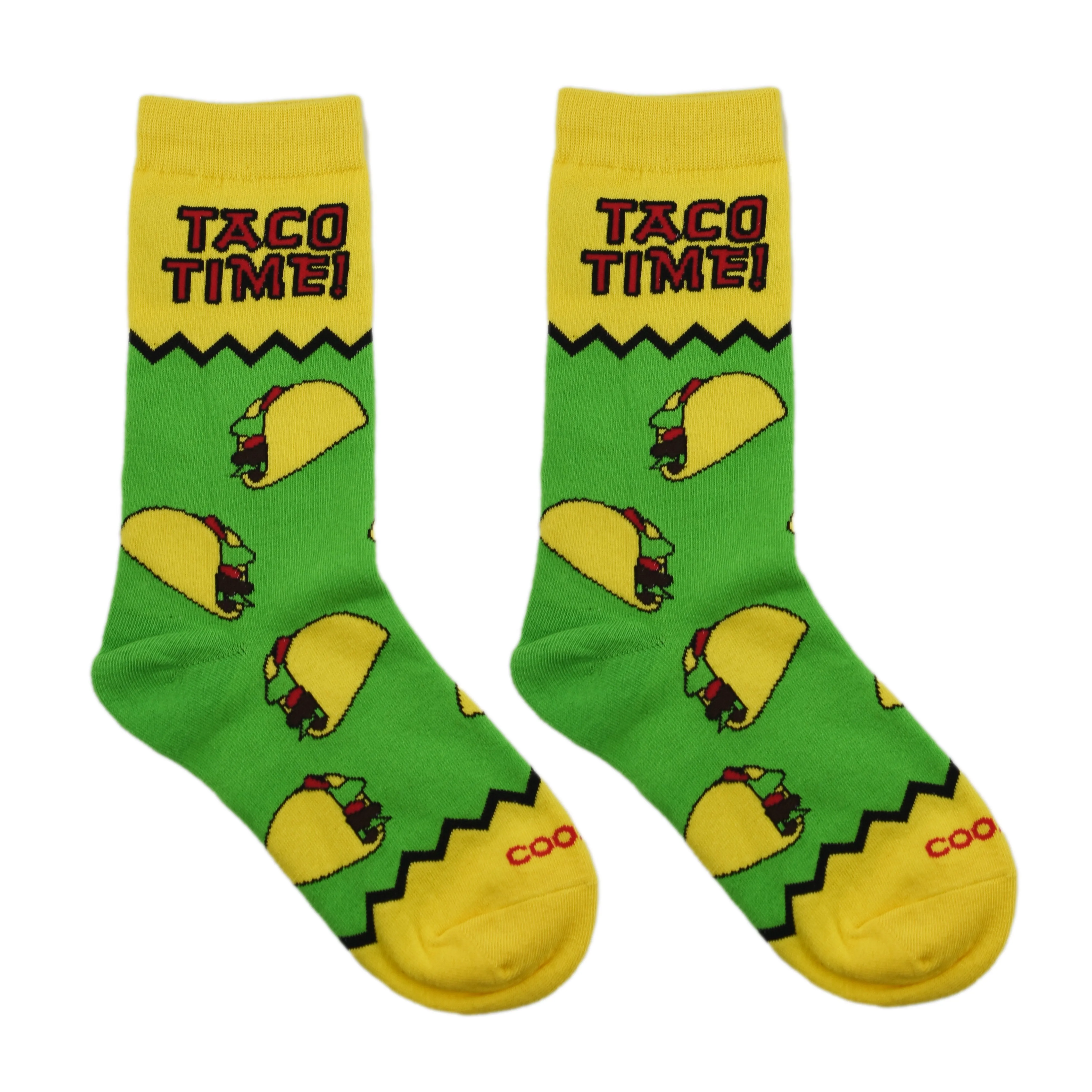 Taco Time Women's Crew Socks sold by Odd Sox product image thumbnail 4
