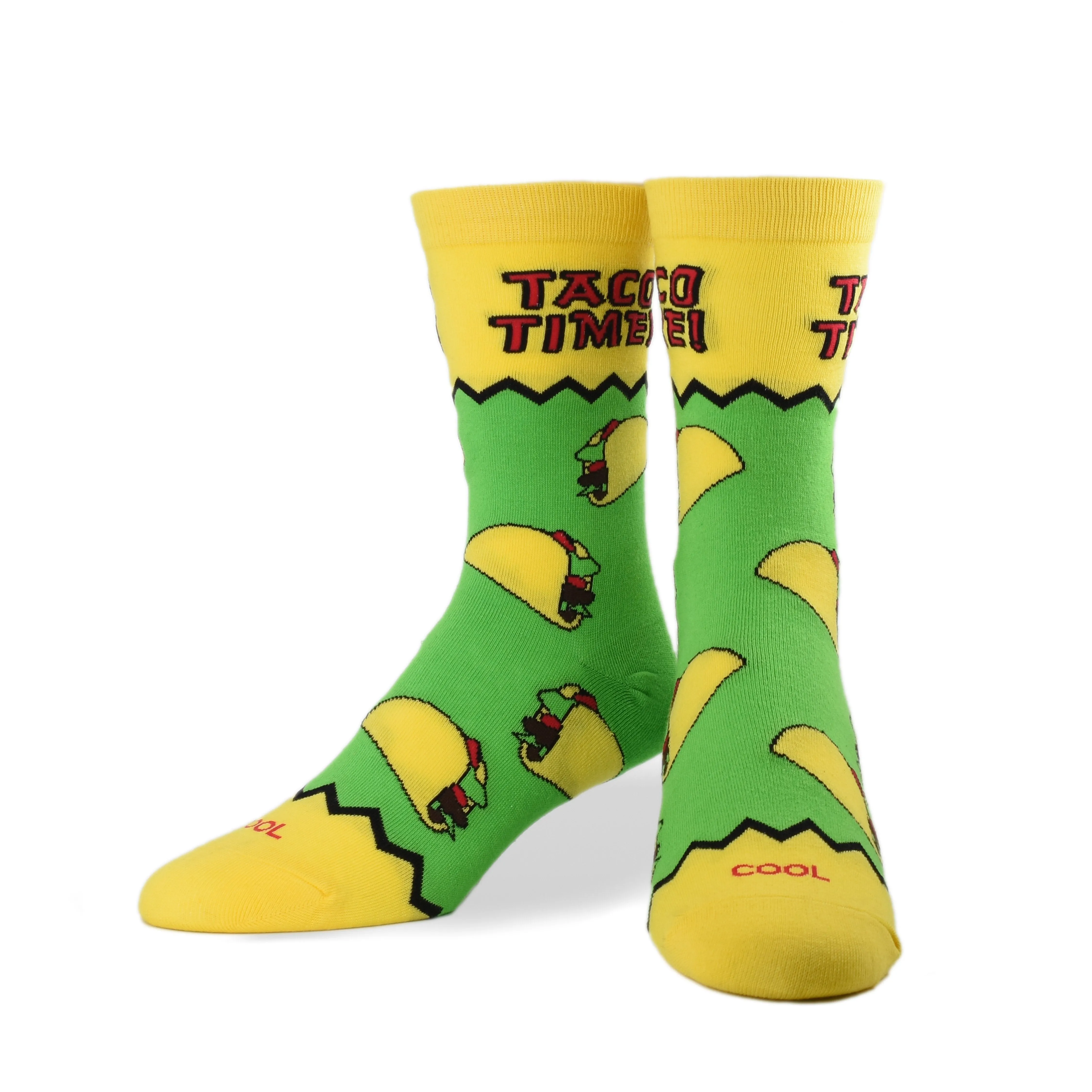 Taco Time Women's Crew Socks sold by Odd Sox product image thumbnail 2