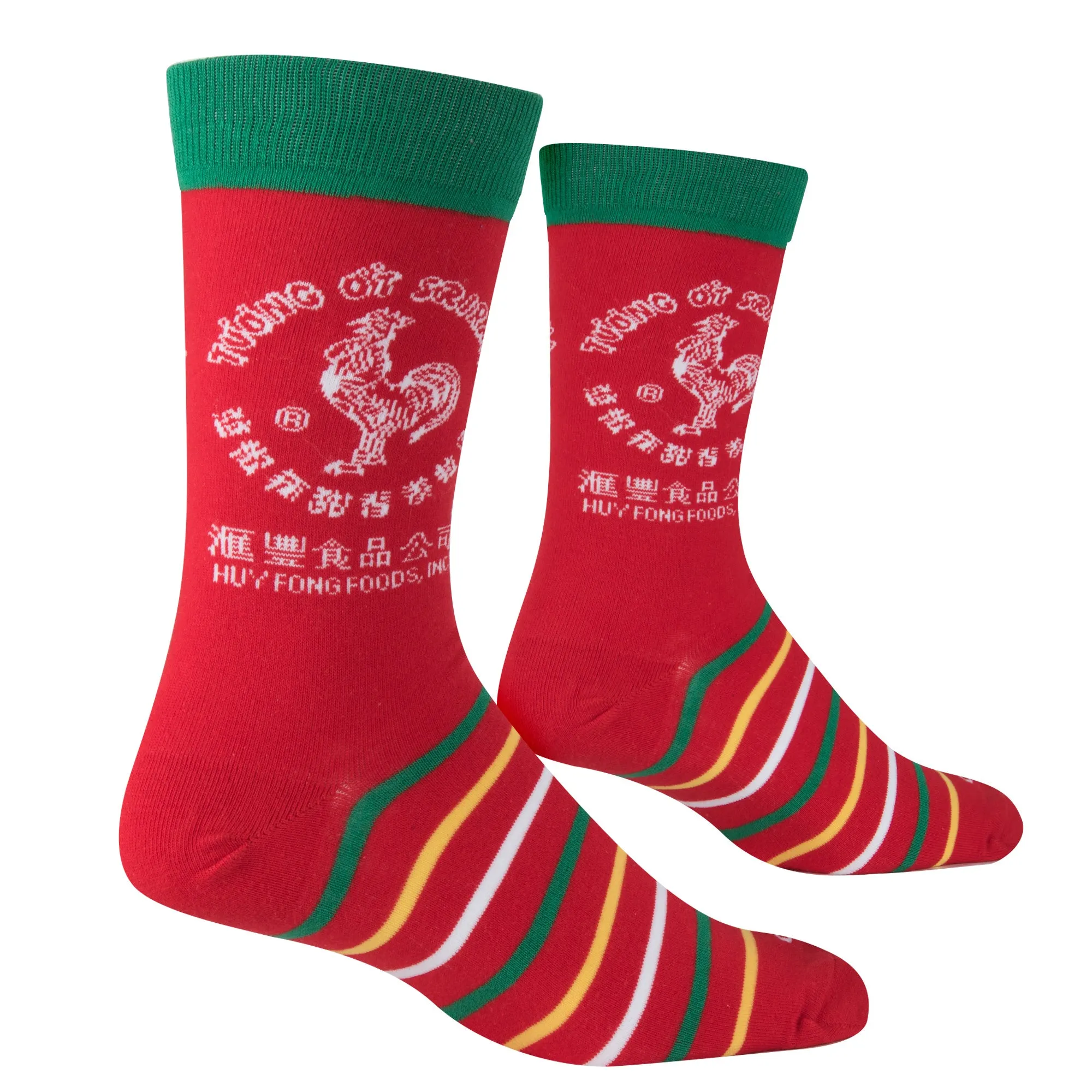 Sriracha Men's Crew Socks sold by Odd Sox product image thumbnail 3