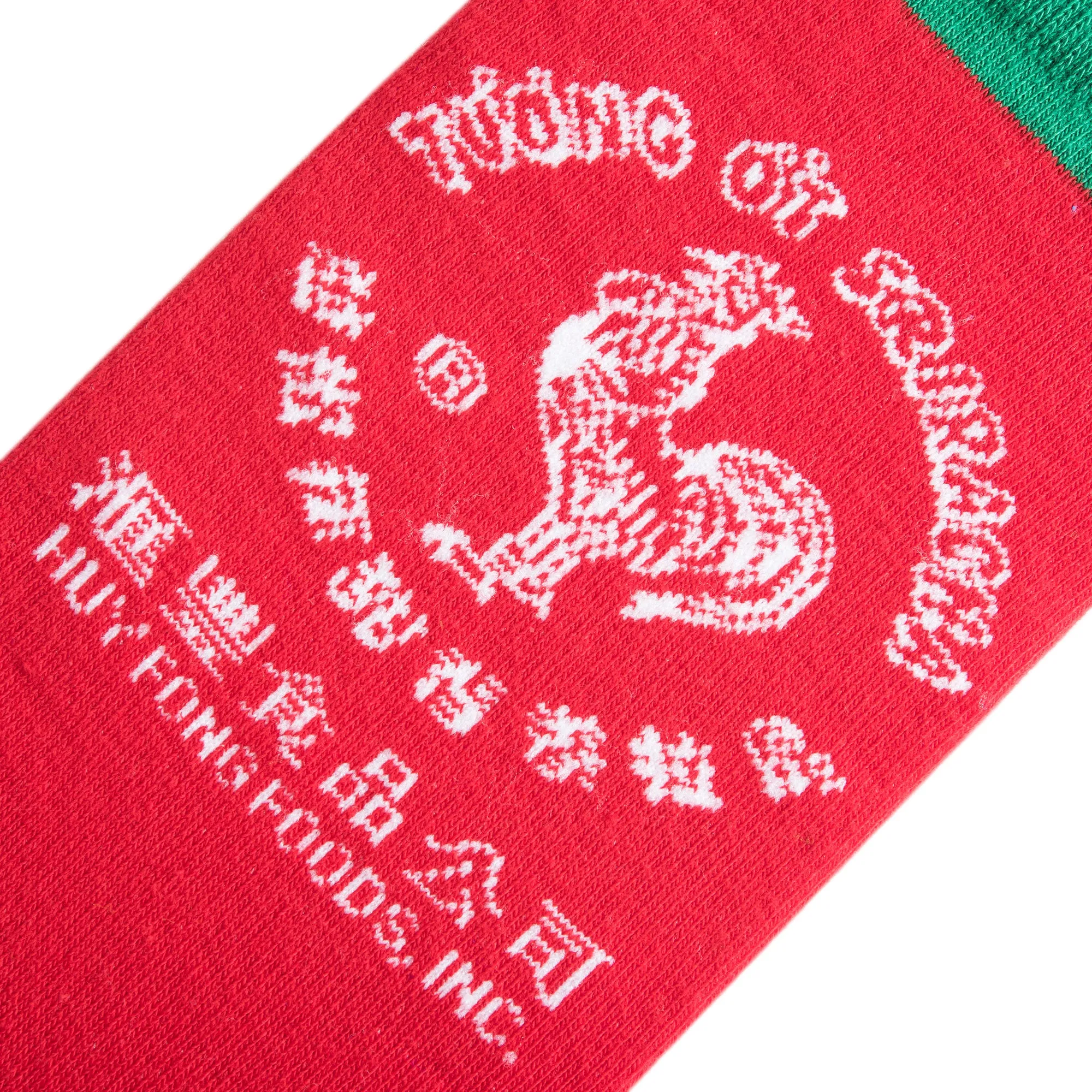 Sriracha Men's Crew Socks sold by Odd Sox product image thumbnail 4