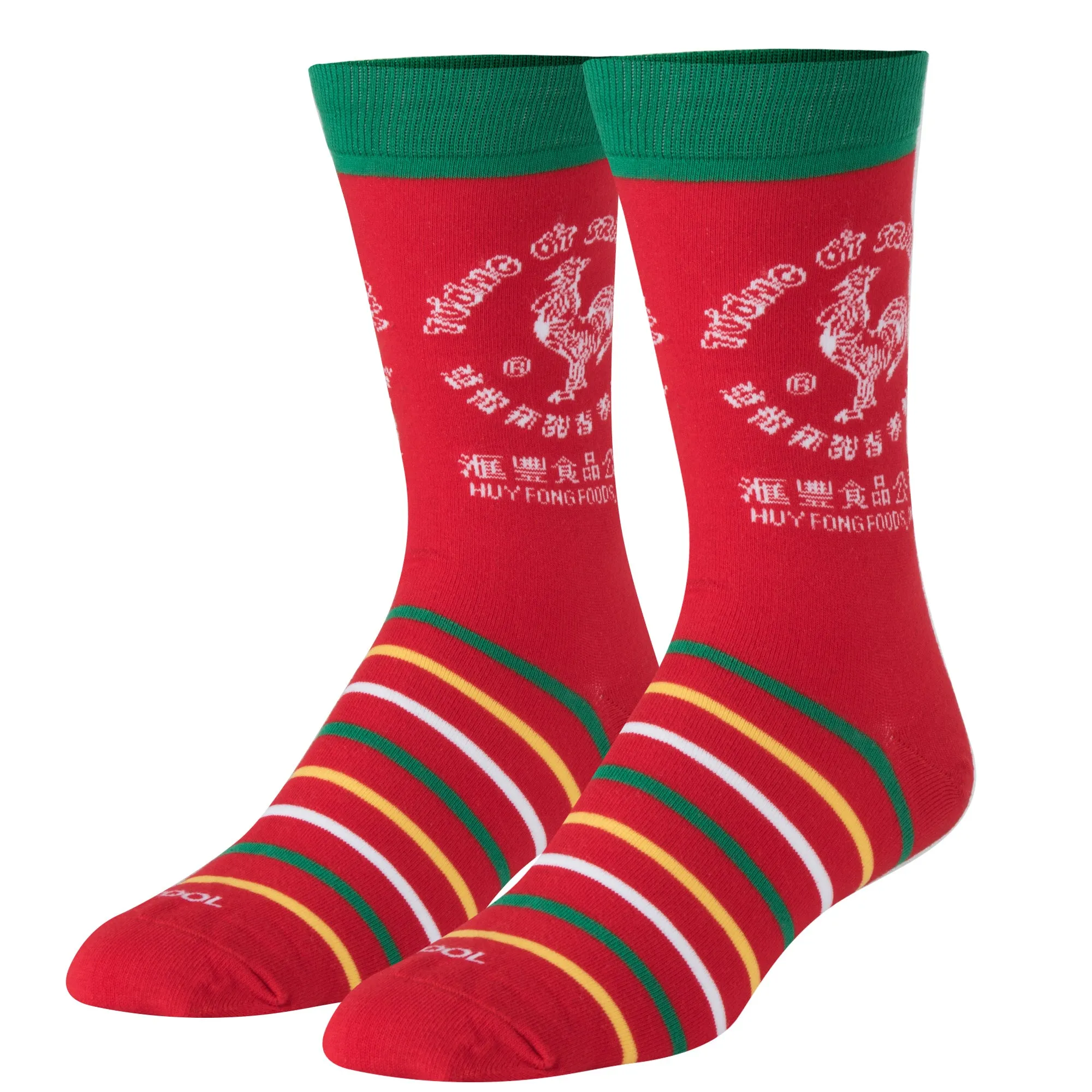Sriracha Men's Crew Socks sold by Odd Sox