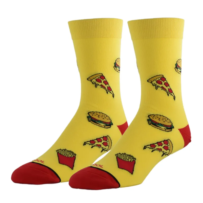 Junk Food Men's Crew Socks sold by Odd Sox