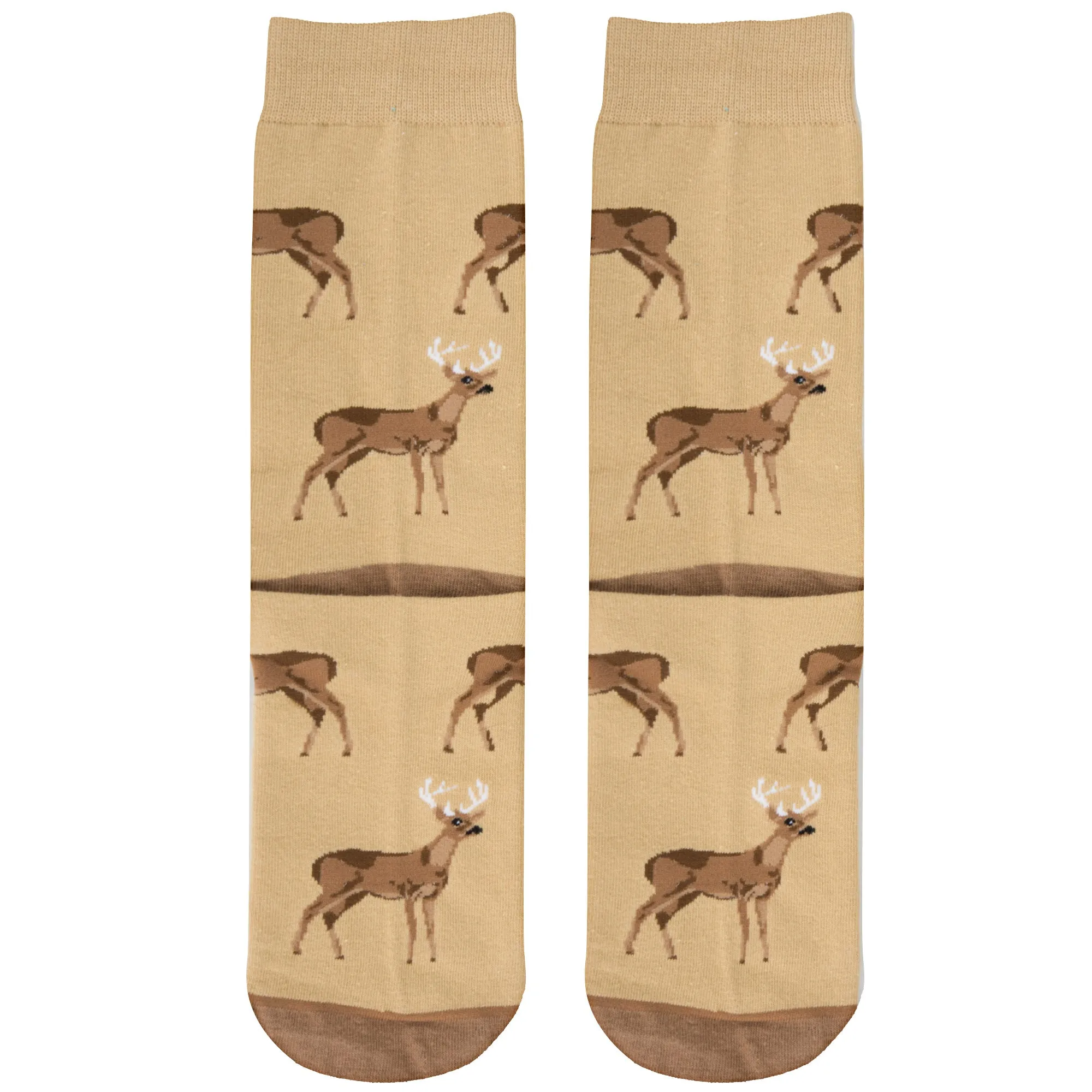 White Tail Buck Men's Crew Socks sold by Odd Sox product image thumbnail 5