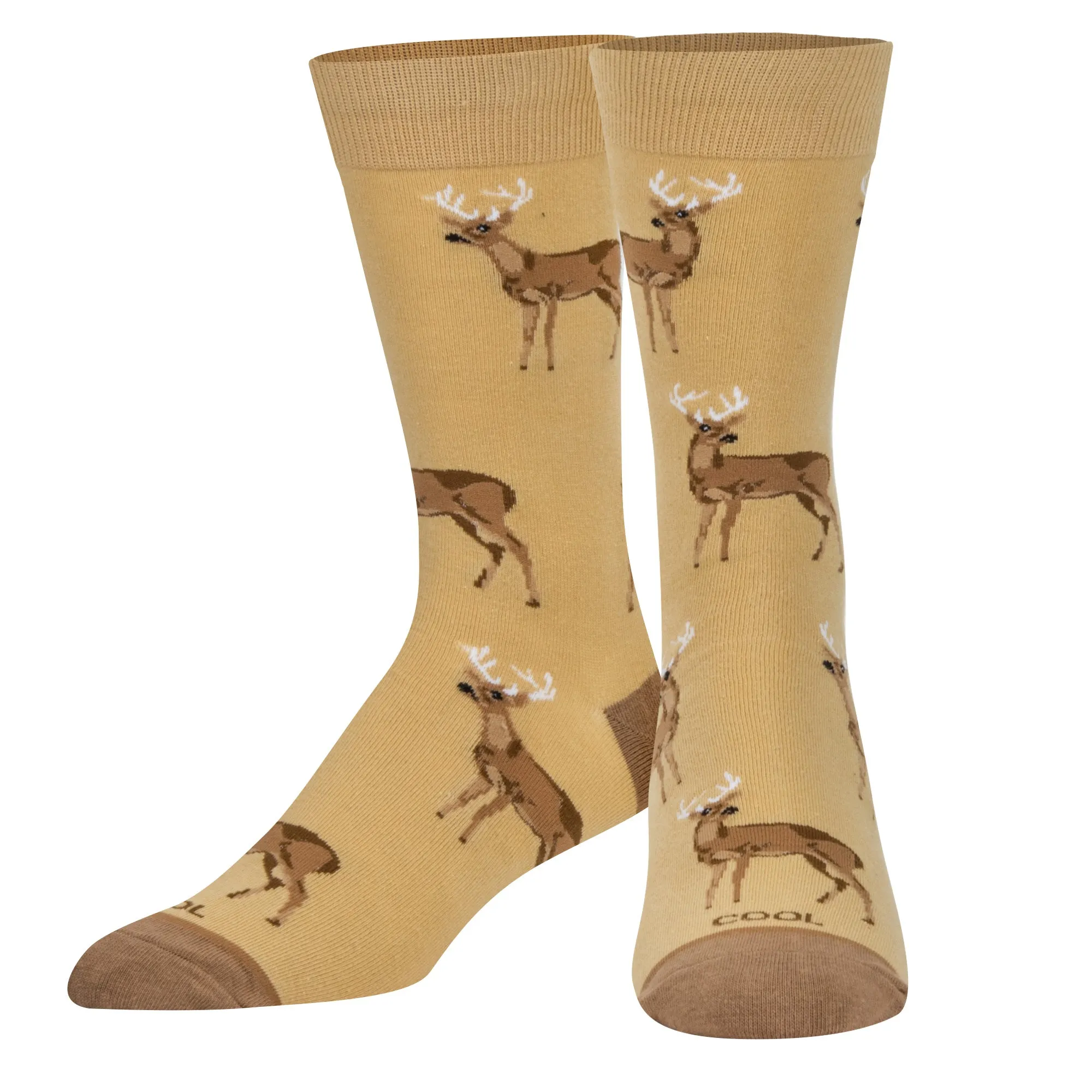 White Tail Buck Men's Crew Socks sold by Odd Sox product image thumbnail 2
