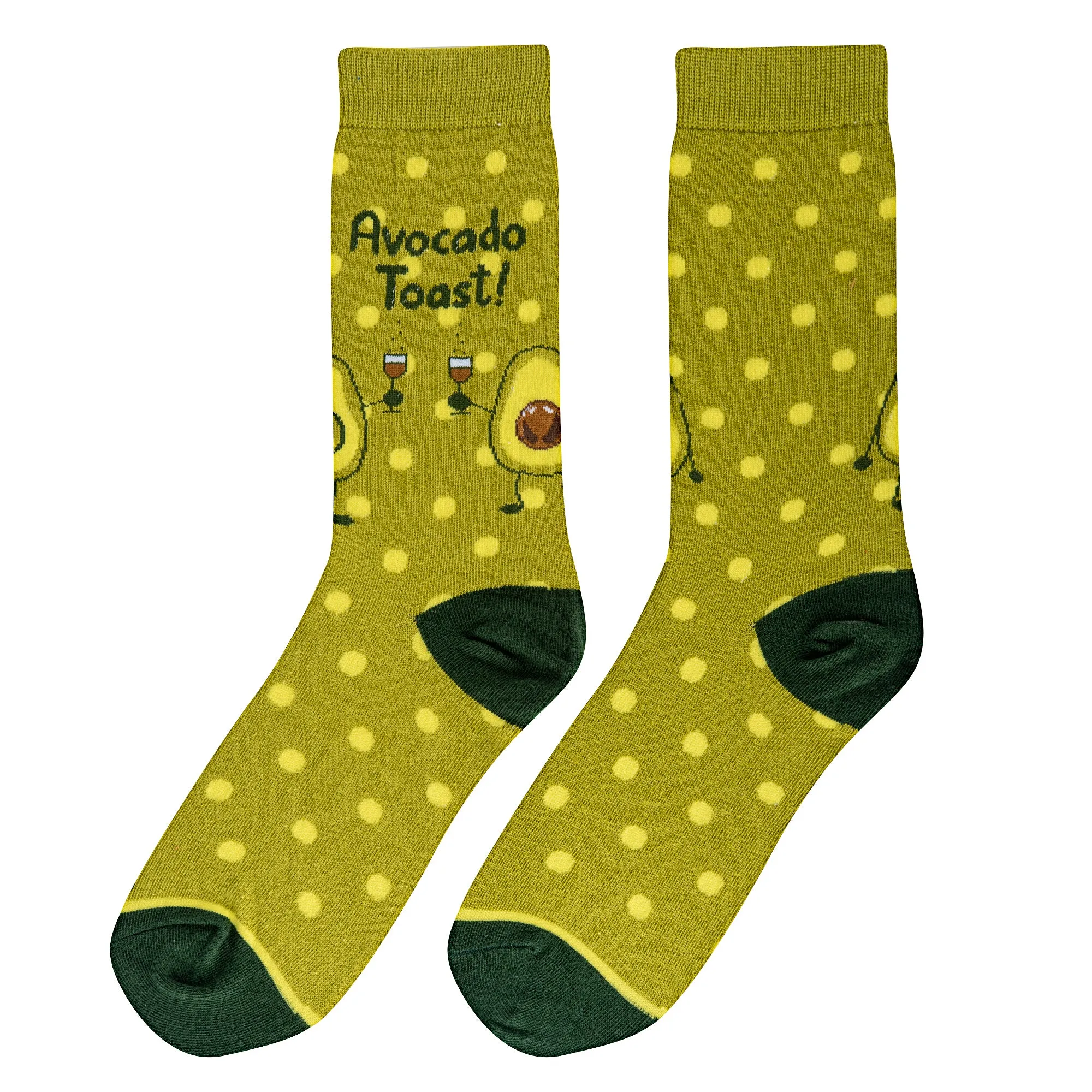 Avocado Toast Women's Crew Socks sold by Odd Sox product image thumbnail 5