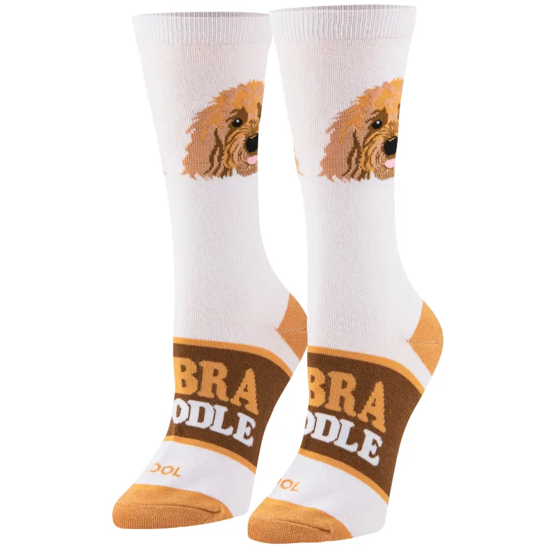 Labradoodle Women's Crew Socks sold by Odd Sox