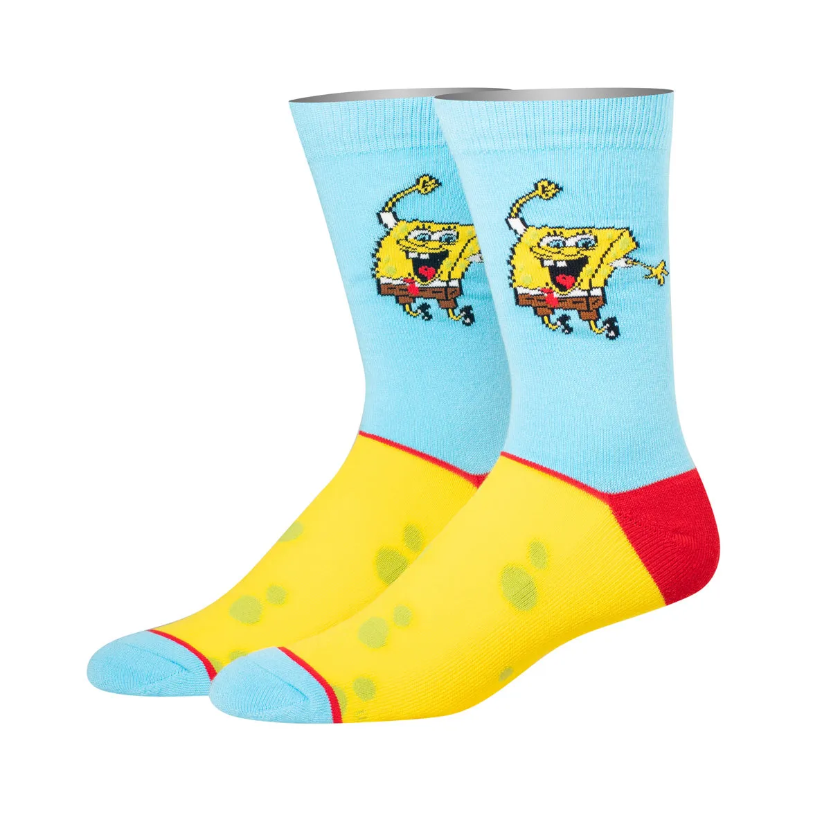 SpongeBob Happy Pants Men's Crew Socks sold by Odd Sox