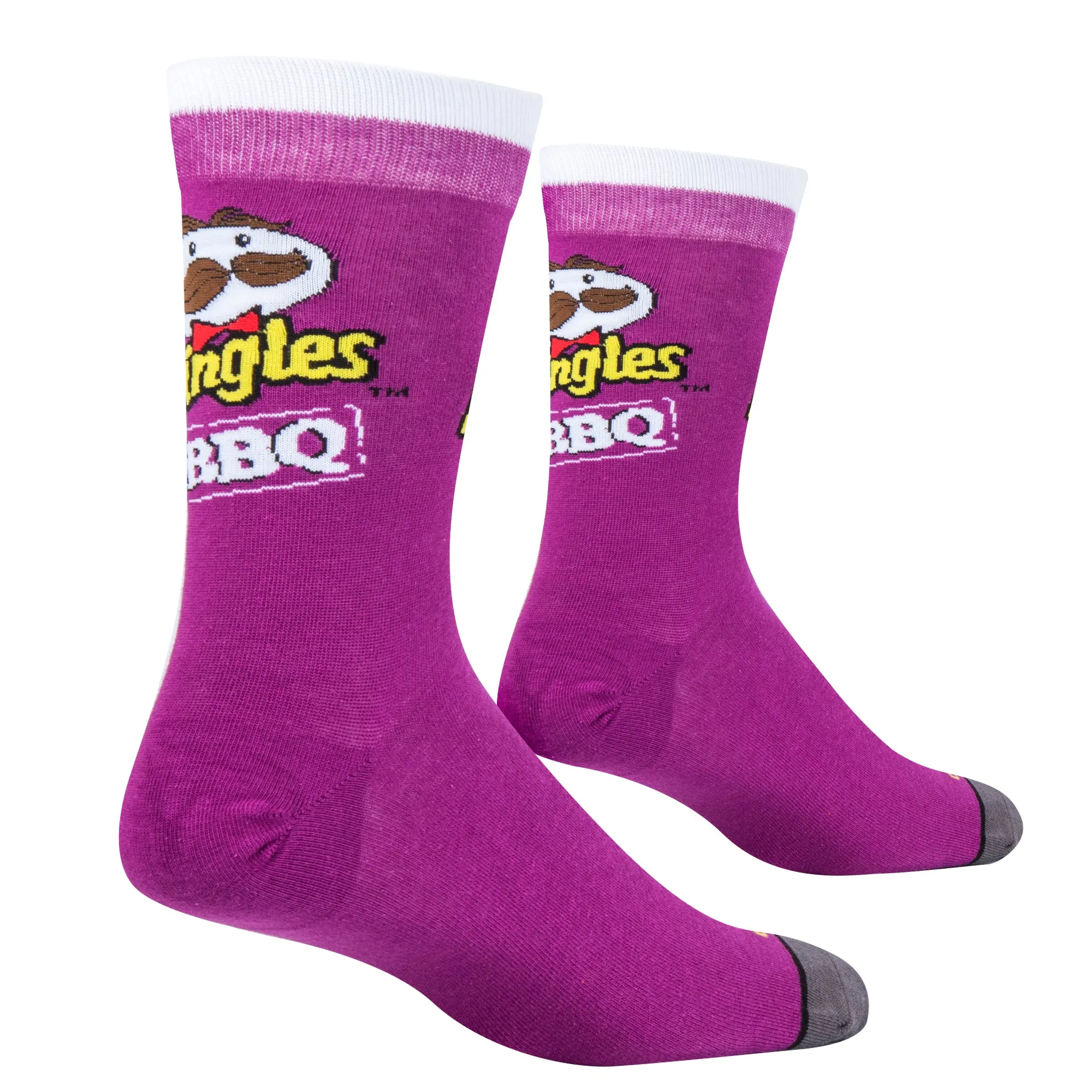 Pringles BBQ Men's Crew Socks sold by Odd Sox product image thumbnail 3