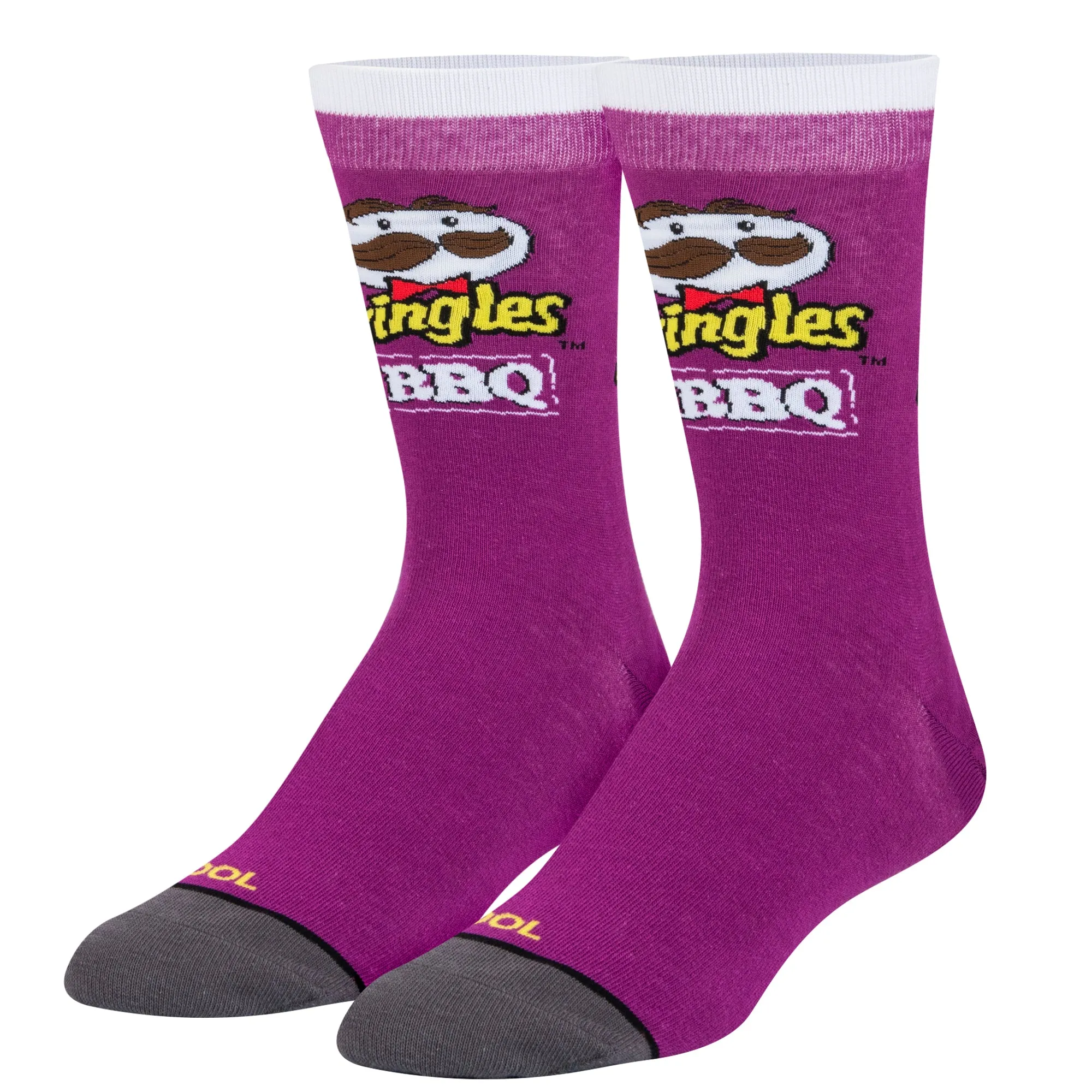 Pringles BBQ Men's Crew Socks sold by Odd Sox