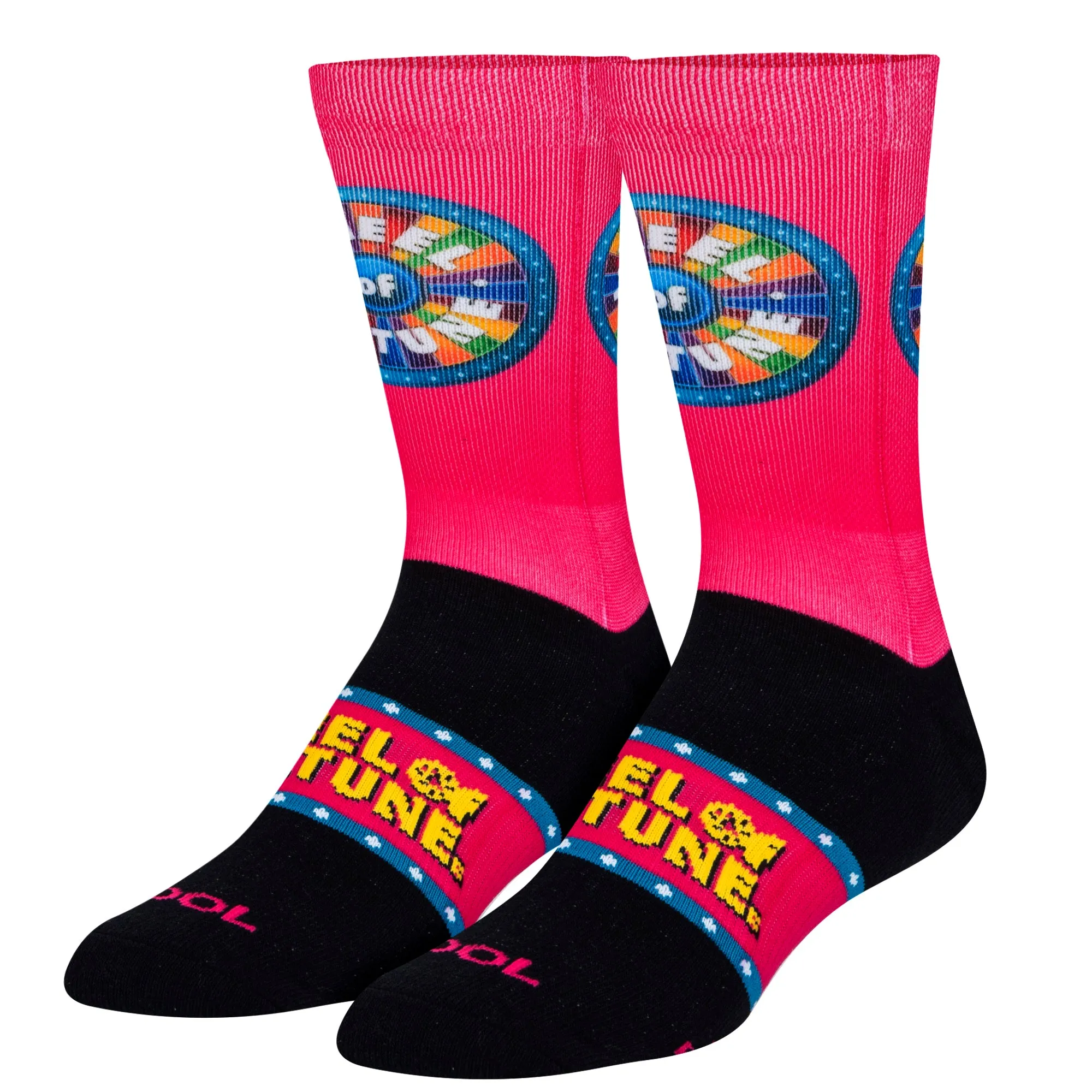 Spin The Wheel Men's Crew Socks sold by Odd Sox